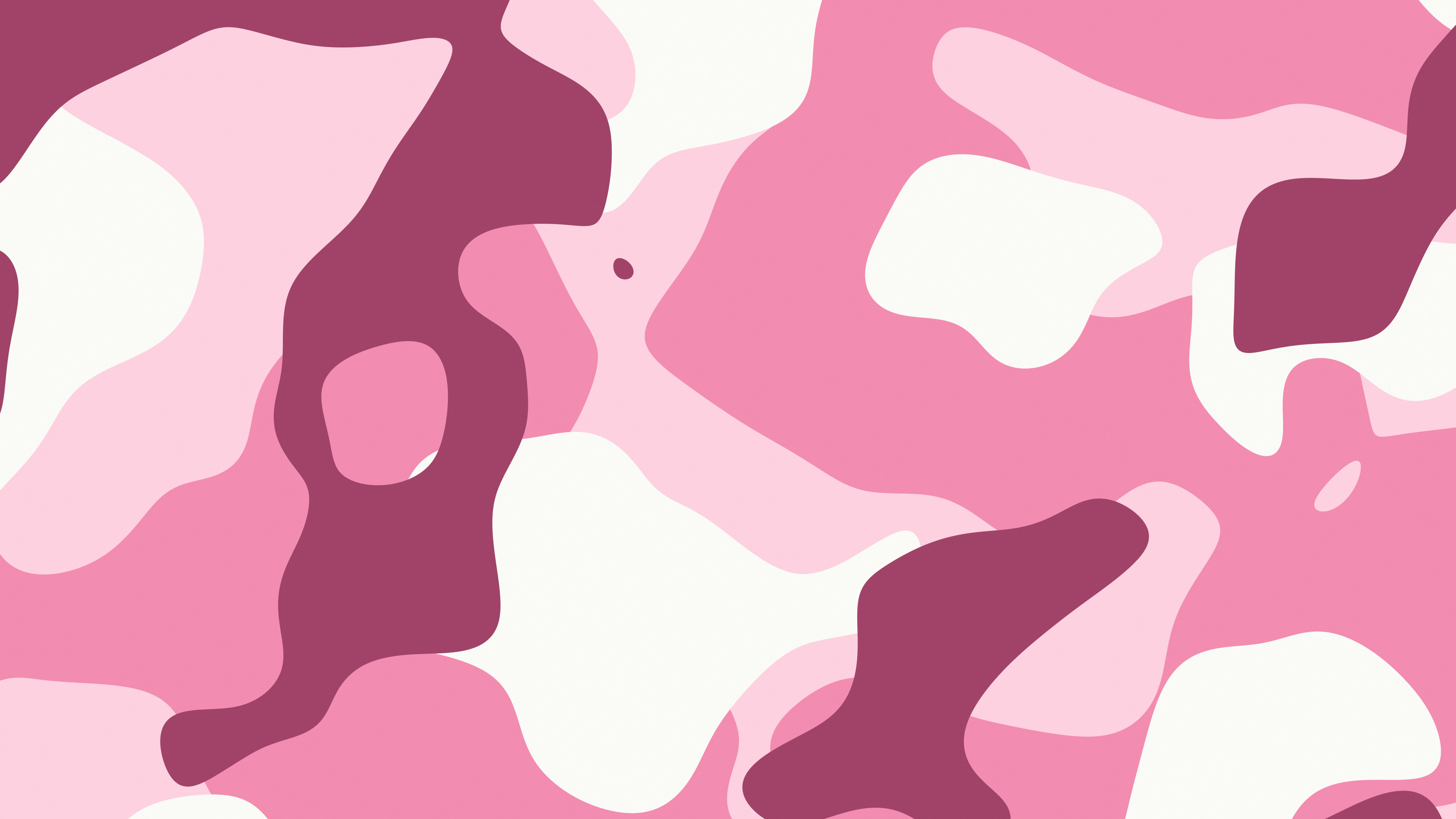 Pink and White Camo desktop wallpaper in 4K