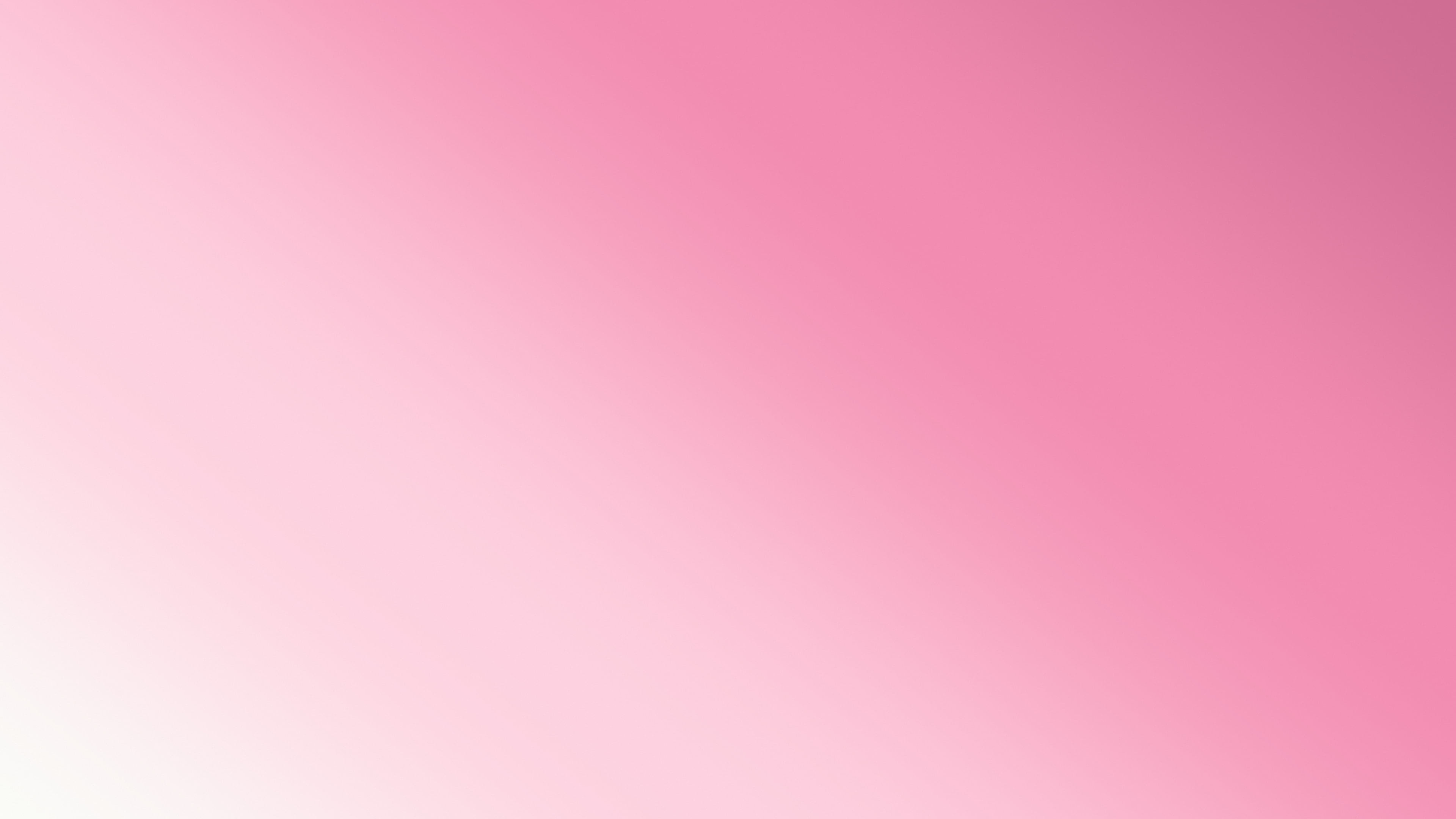 Pink and White Diagonal Ombre Gradient desktop wallpaper in 4K
