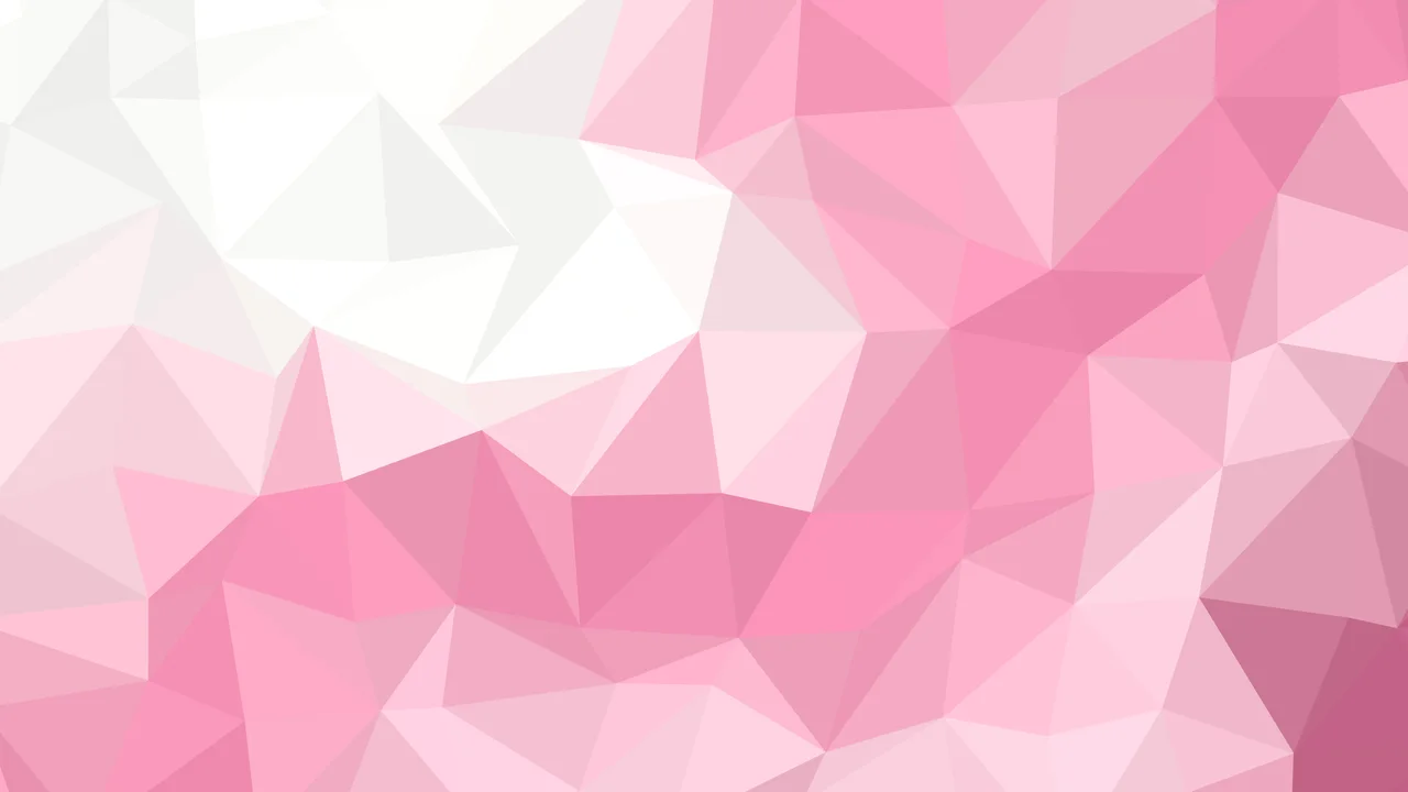 Pink and White Low Poly desktop wallpaper in 4K