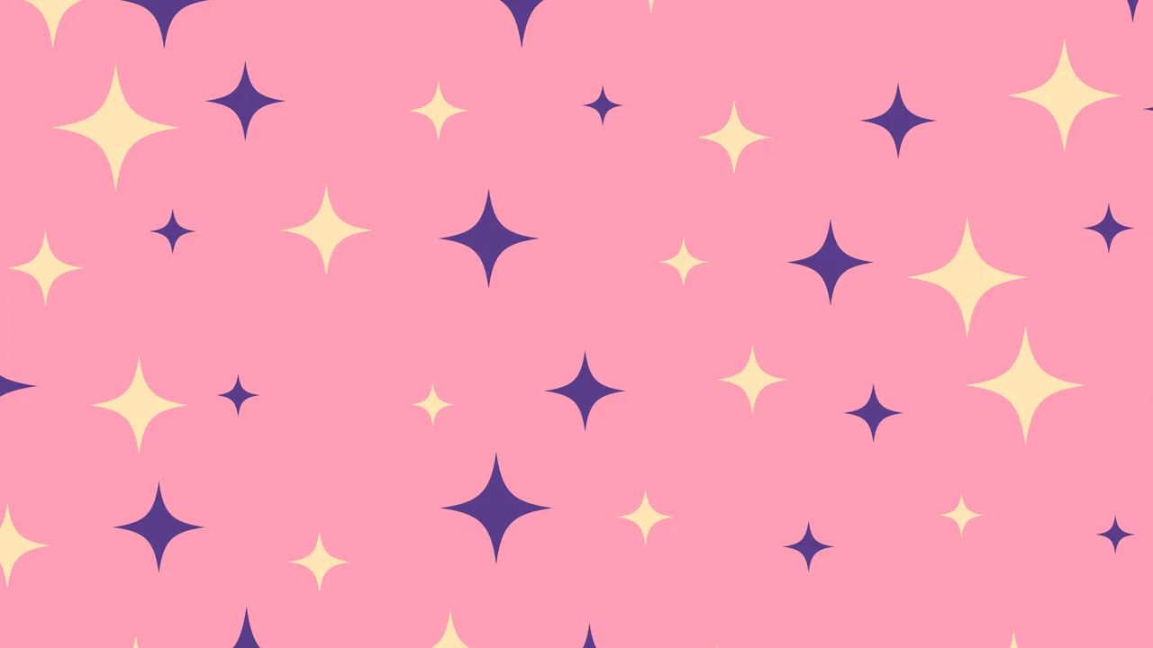 Pink Sunset Sparkle Pattern desktop wallpaper in 4K