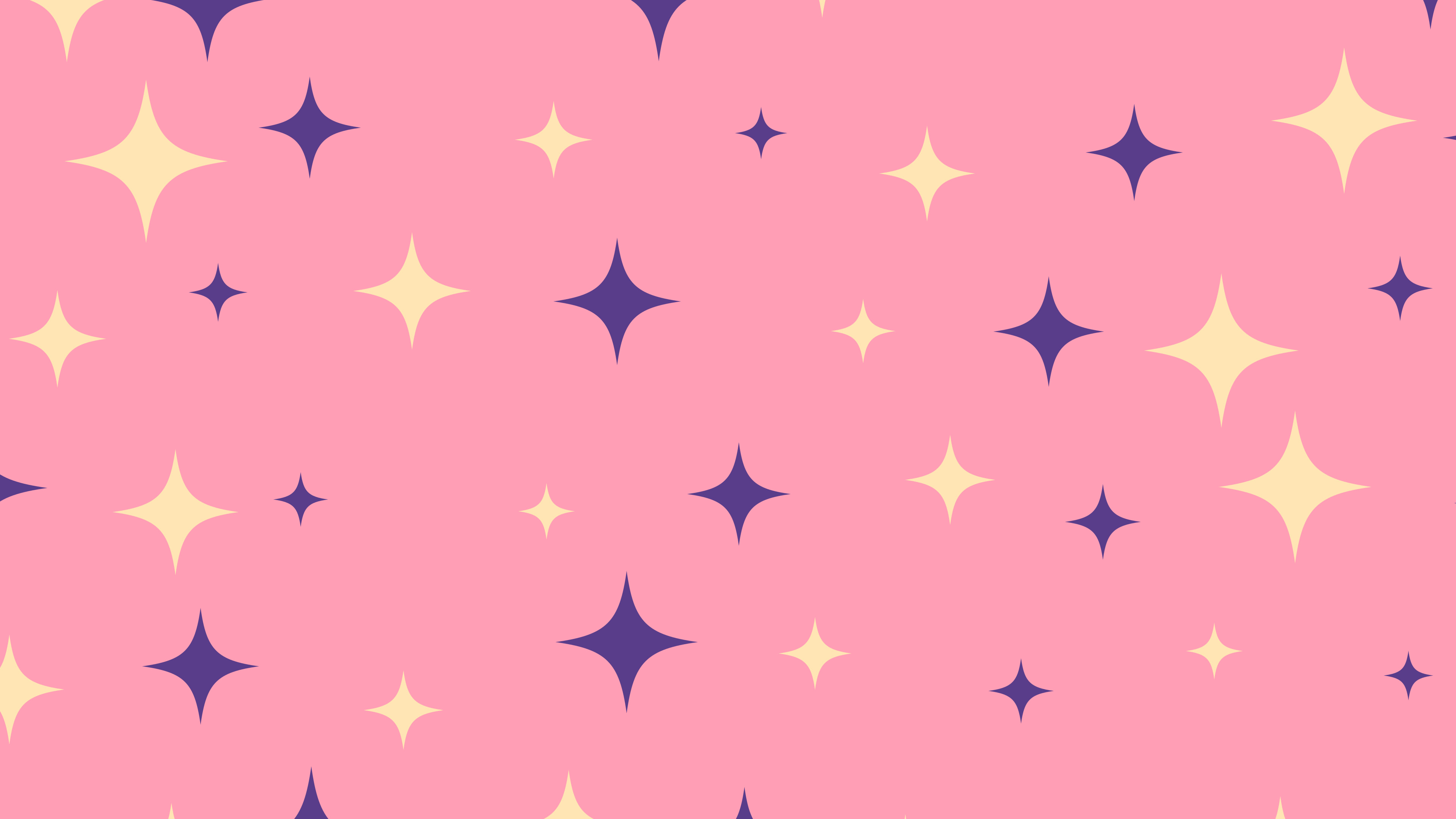 Pink Sunset Sparkle Pattern desktop wallpaper in 4K