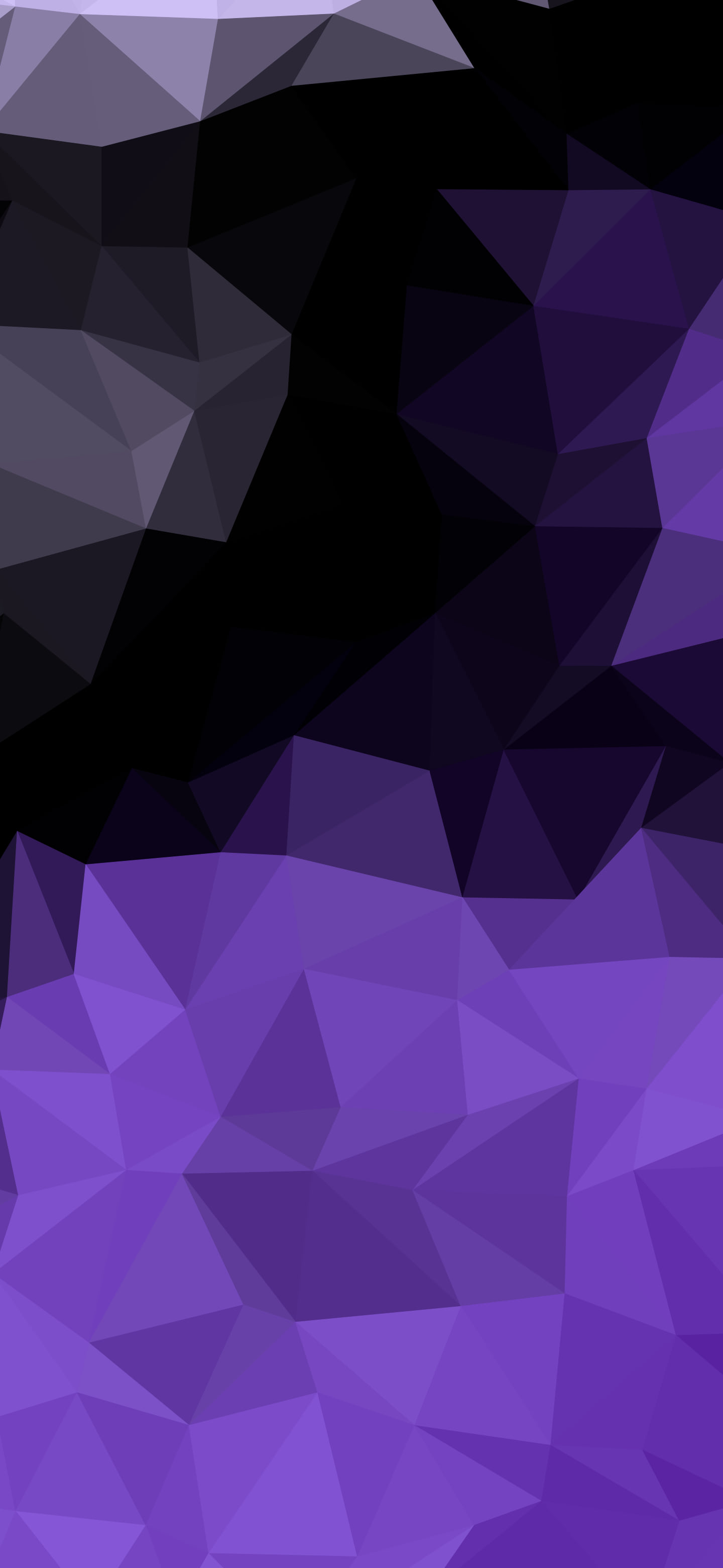 Purple and Black Low Poly wallpaper for iPhone and Android