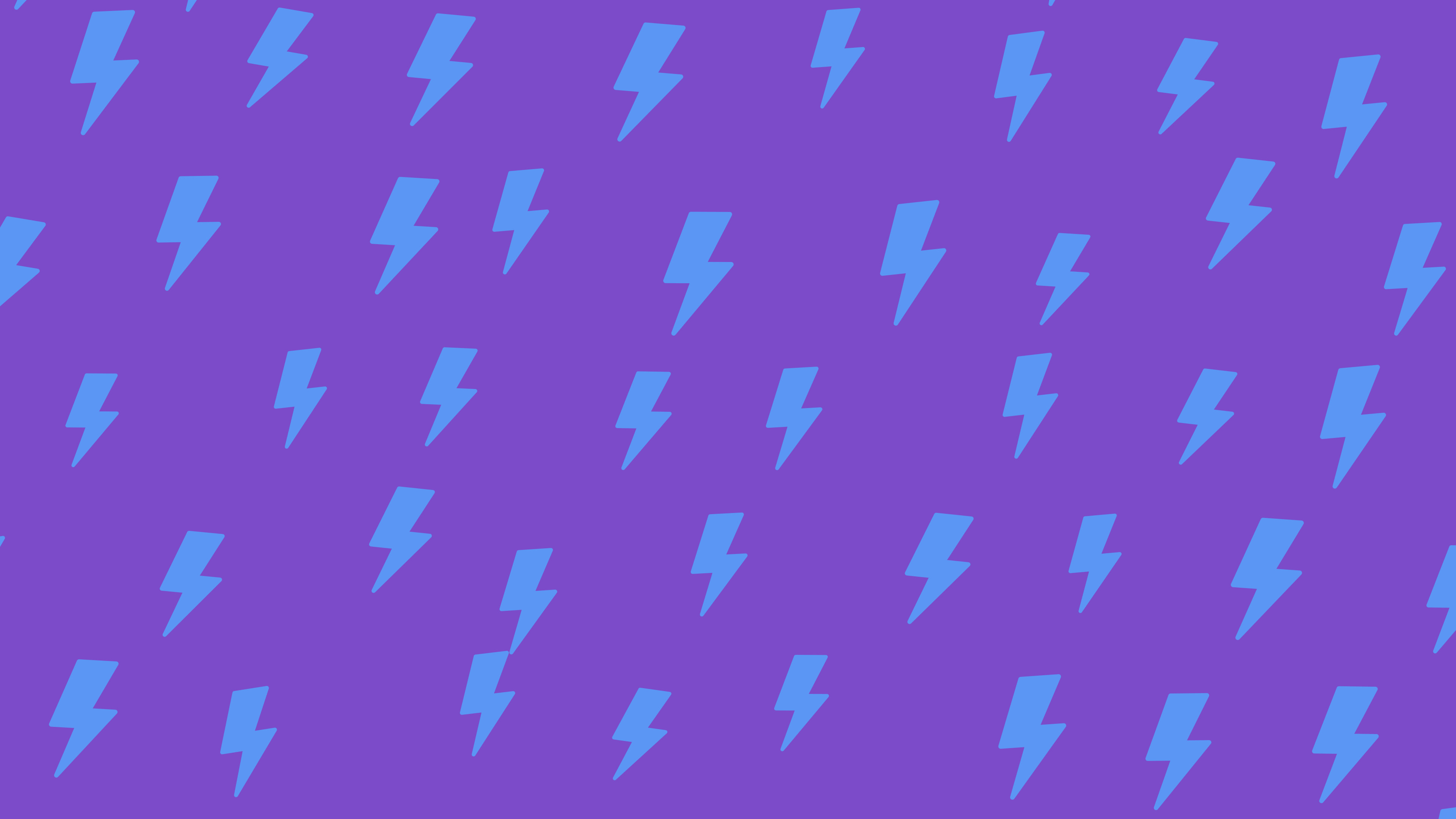 Purple and Blue Lightning Bolt Pattern desktop wallpaper in 4K