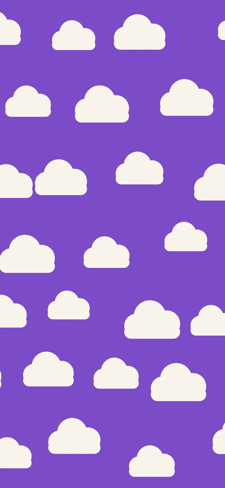 Purple Cloud Pattern wallpaper for iPhone and Android