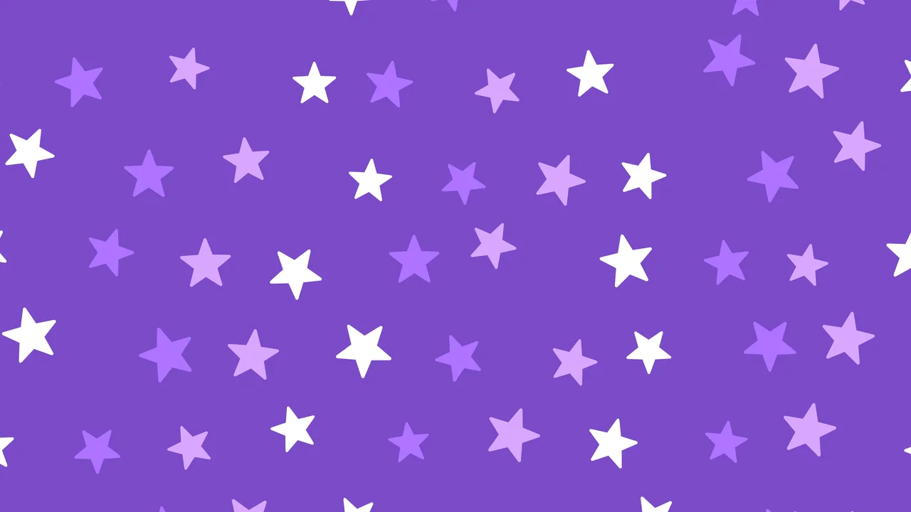 Purple Star Pattern desktop wallpaper in 4K