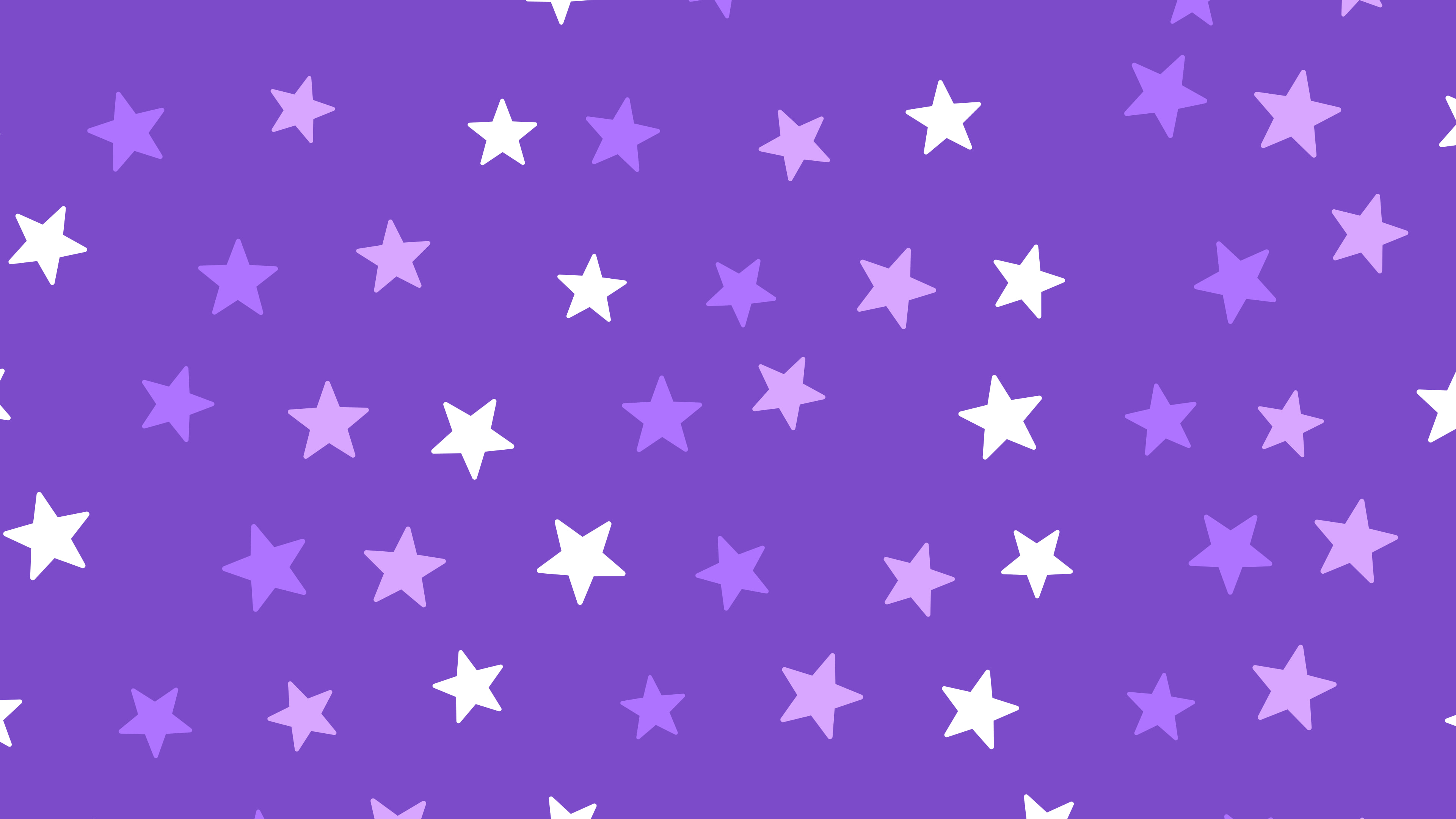 Purple Star Pattern desktop wallpaper in 4K