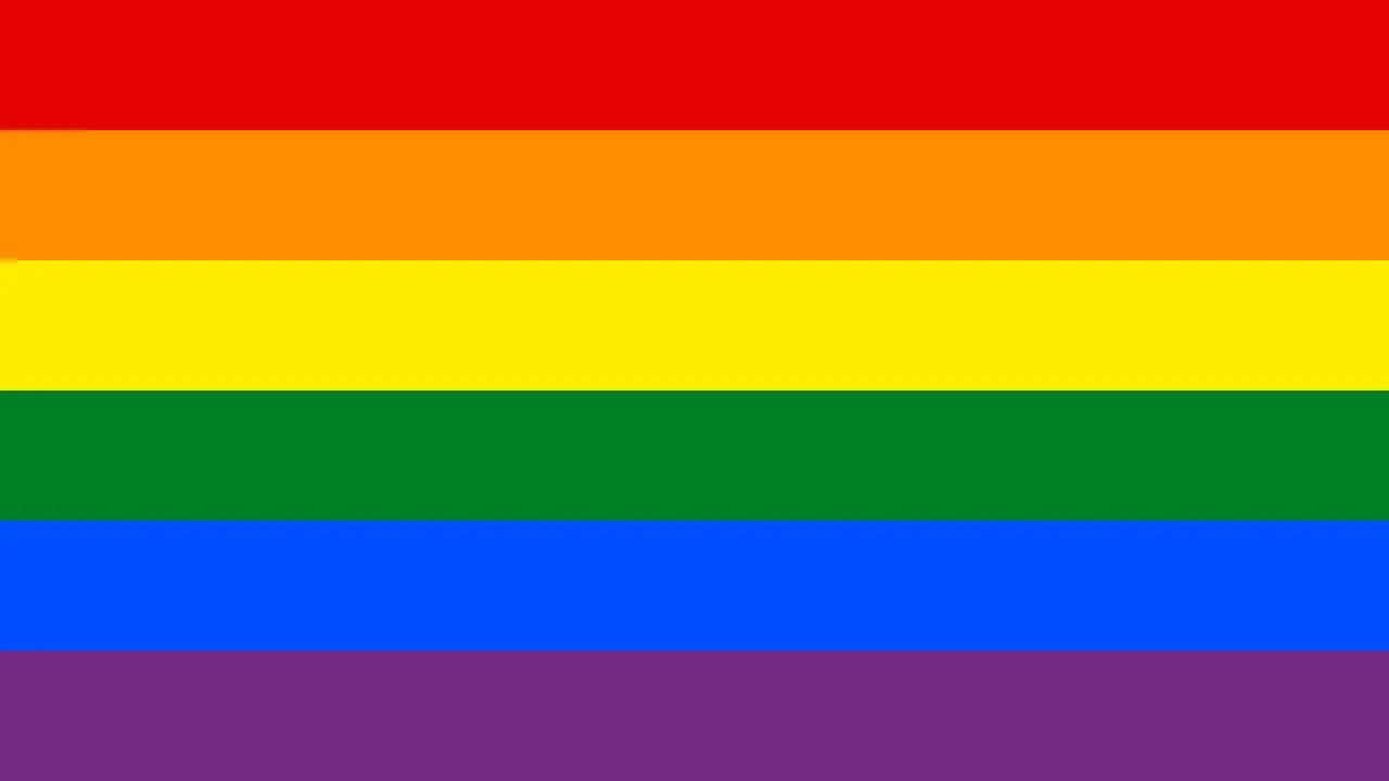 Rainbow Pride Flag desktop wallpaper in 4K