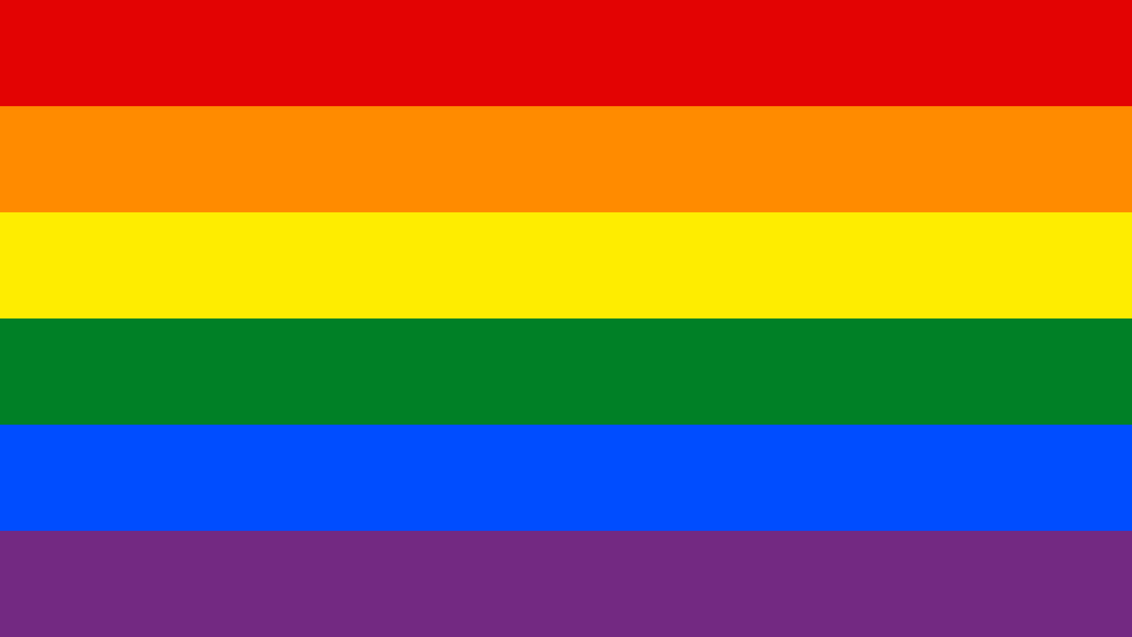 Rainbow Pride Flag desktop wallpaper in 4K