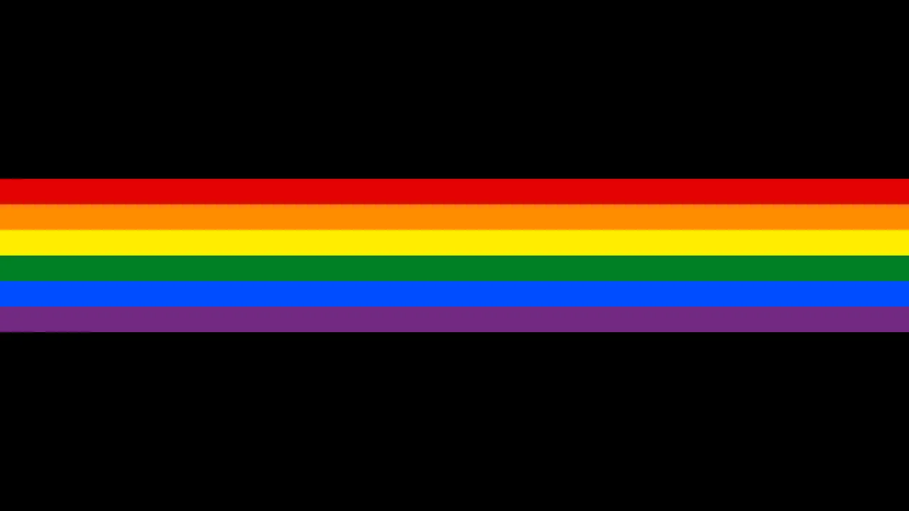Rainbow Subtle Pride Stripe desktop wallpaper in 4K