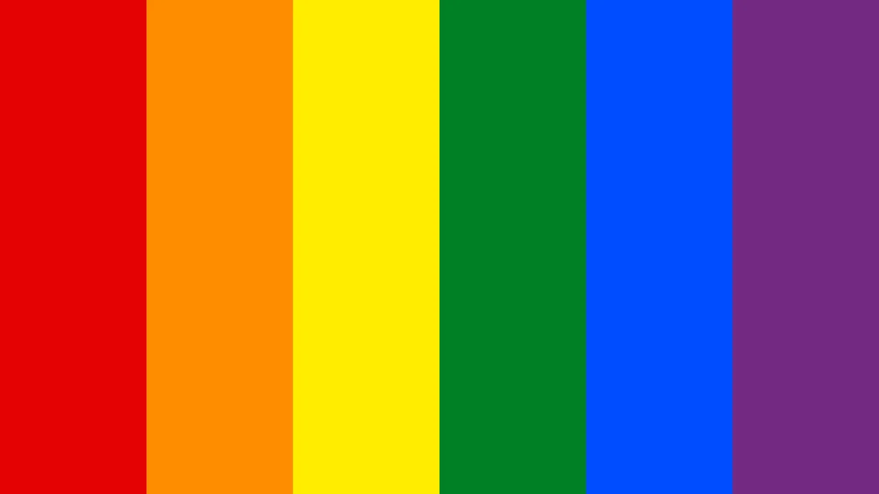 Rainbow Vertical Pride Stripes desktop wallpaper in 4K