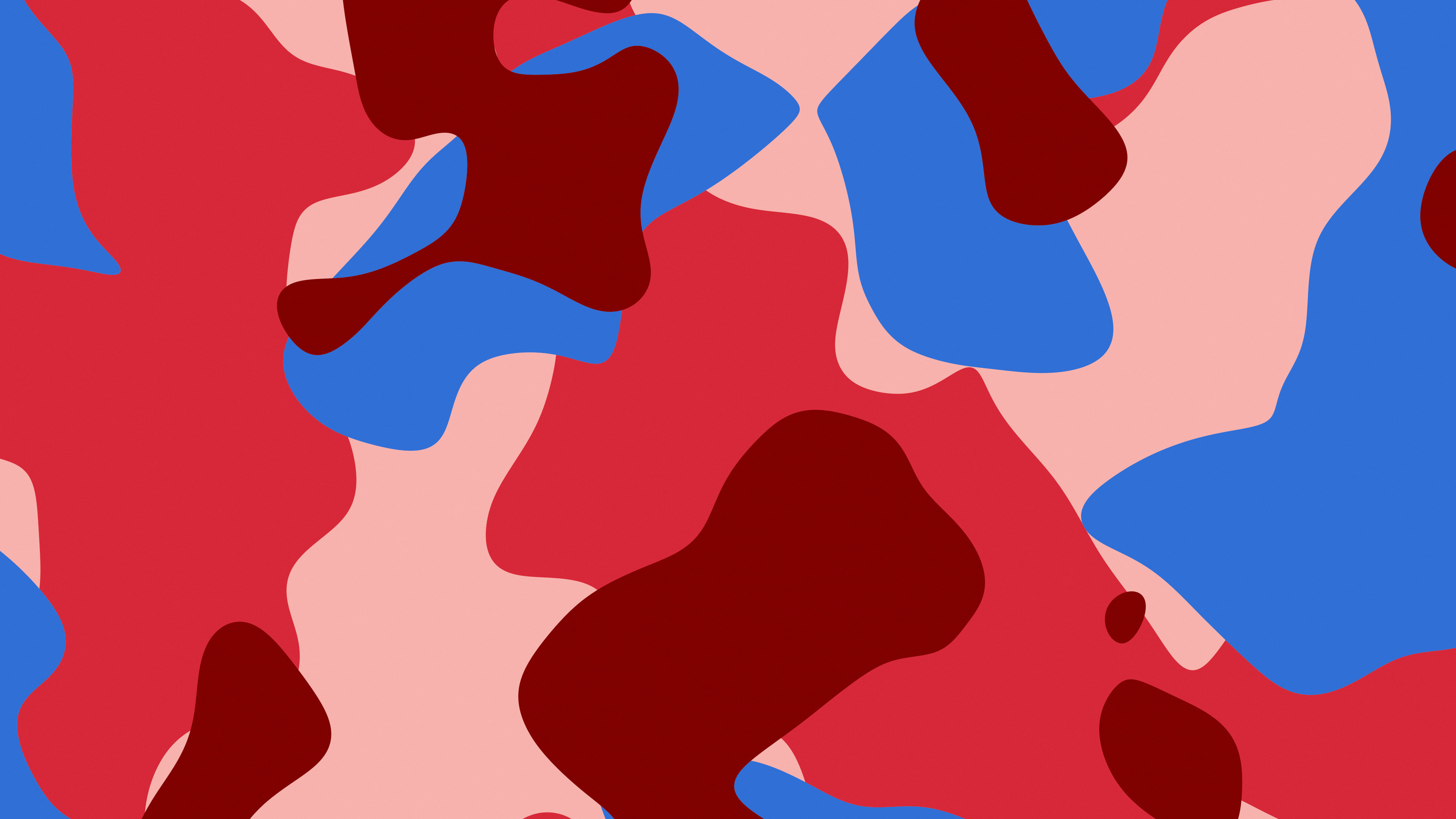 Red and Blue Camo desktop wallpaper in 4K