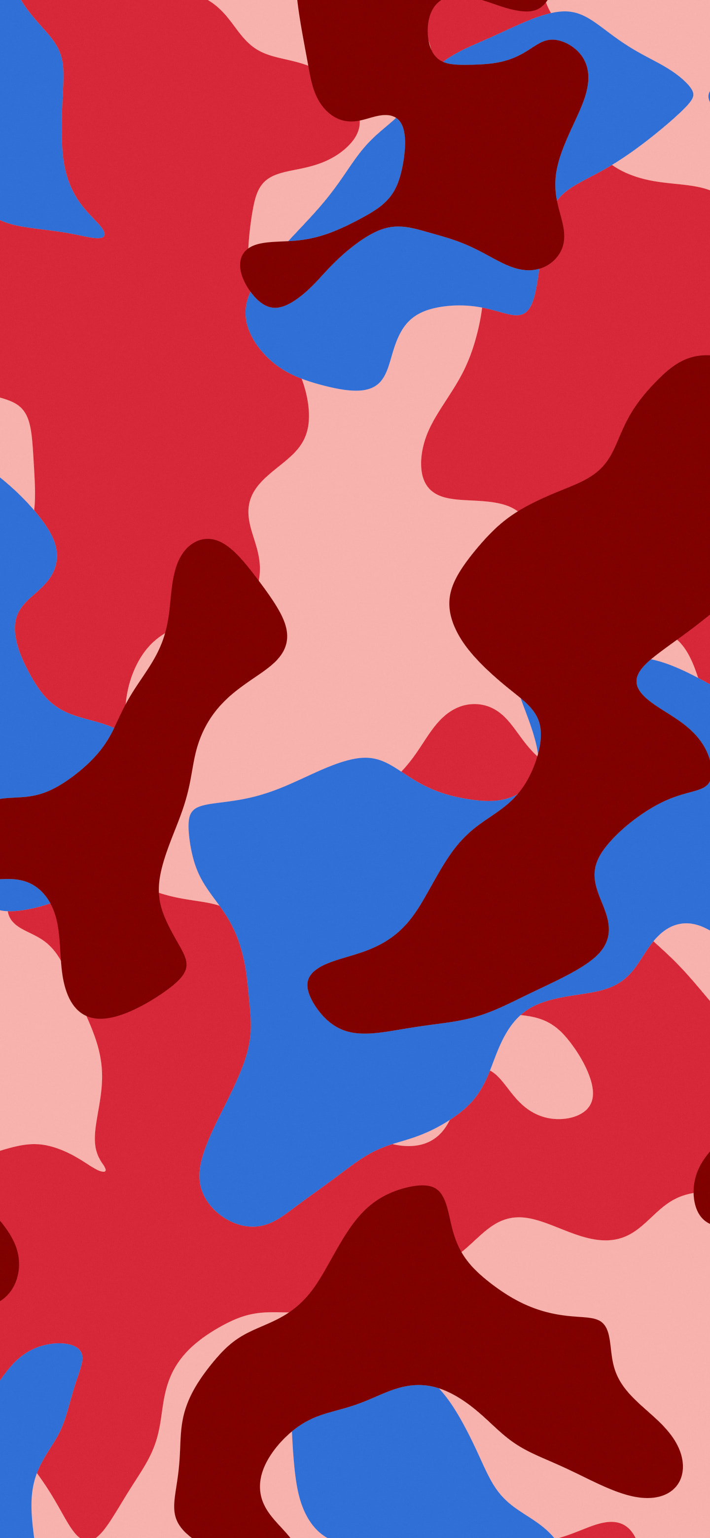 Red and Blue Camo wallpaper for iPhone and Android