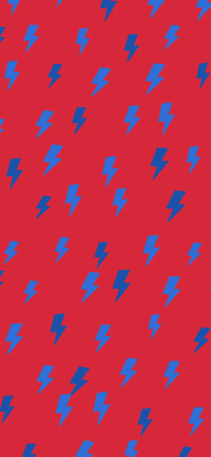 Red and Blue Lightning Bolt Pattern wallpaper for iPhone and Android