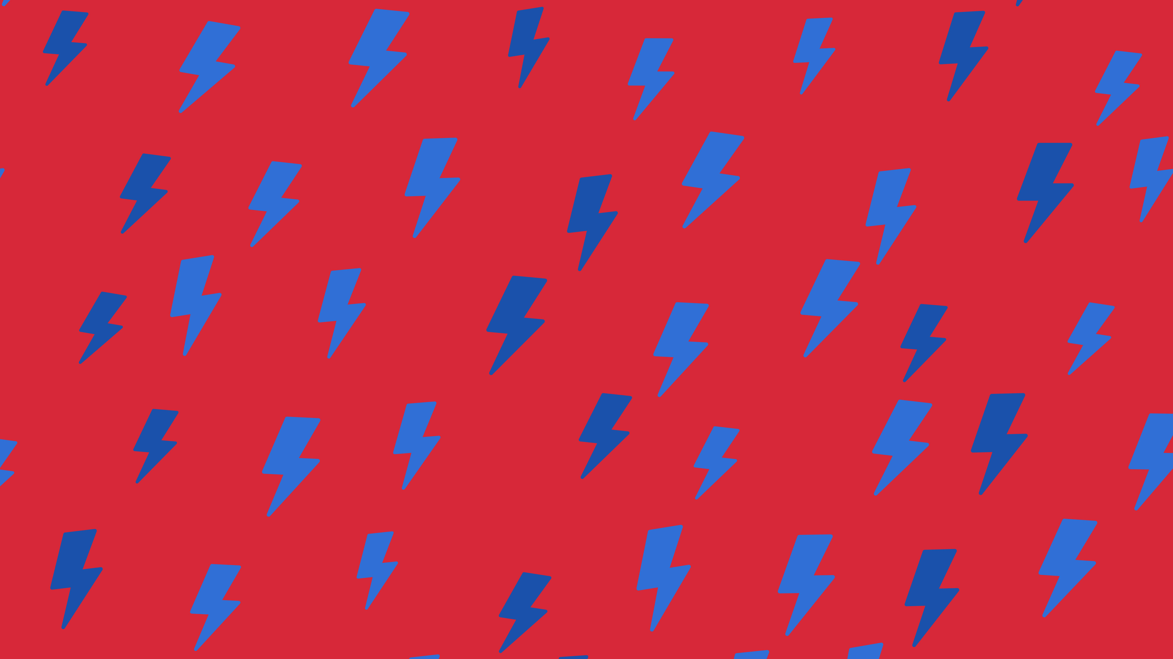 Red and Blue Lightning Bolt Pattern desktop wallpaper in 4K