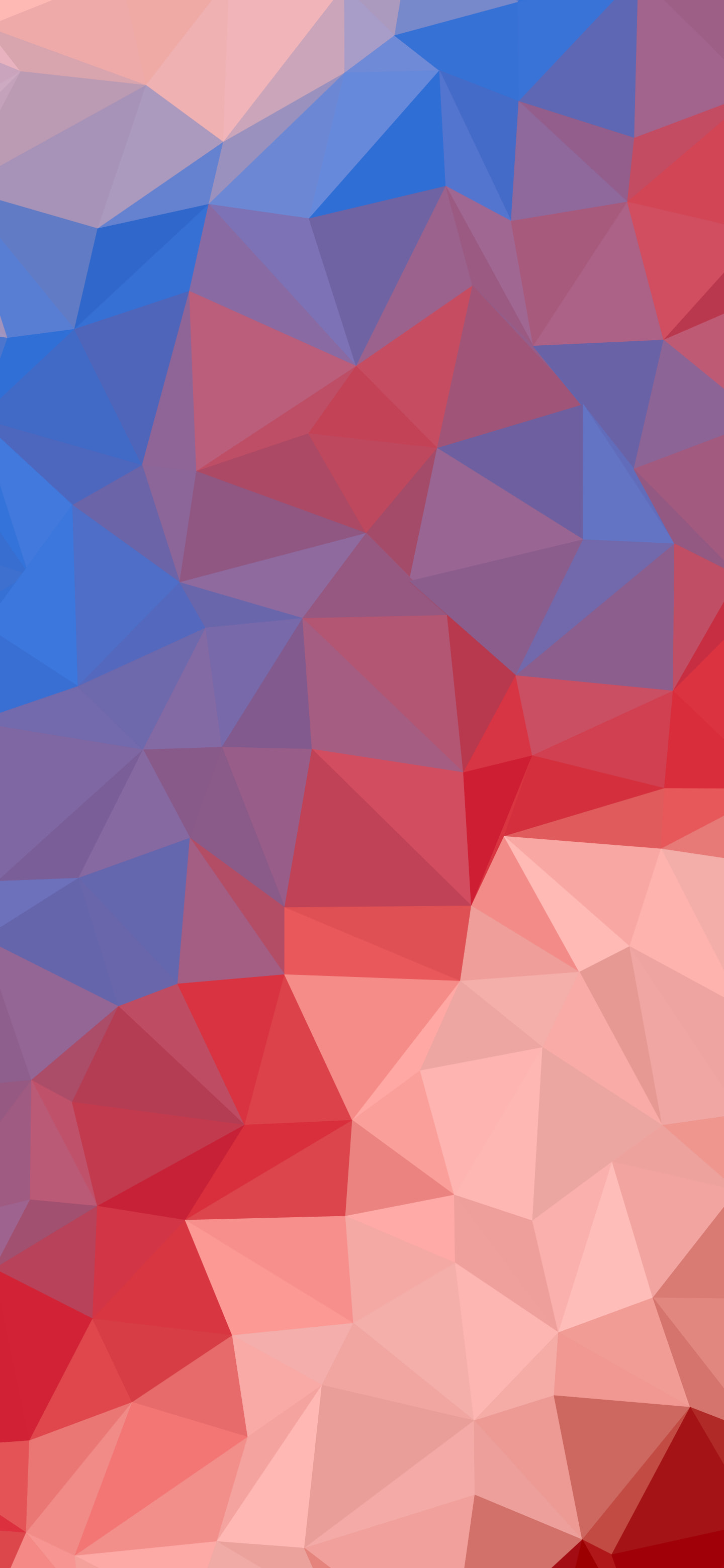 Red and Blue Low Poly wallpaper for iPhone and Android