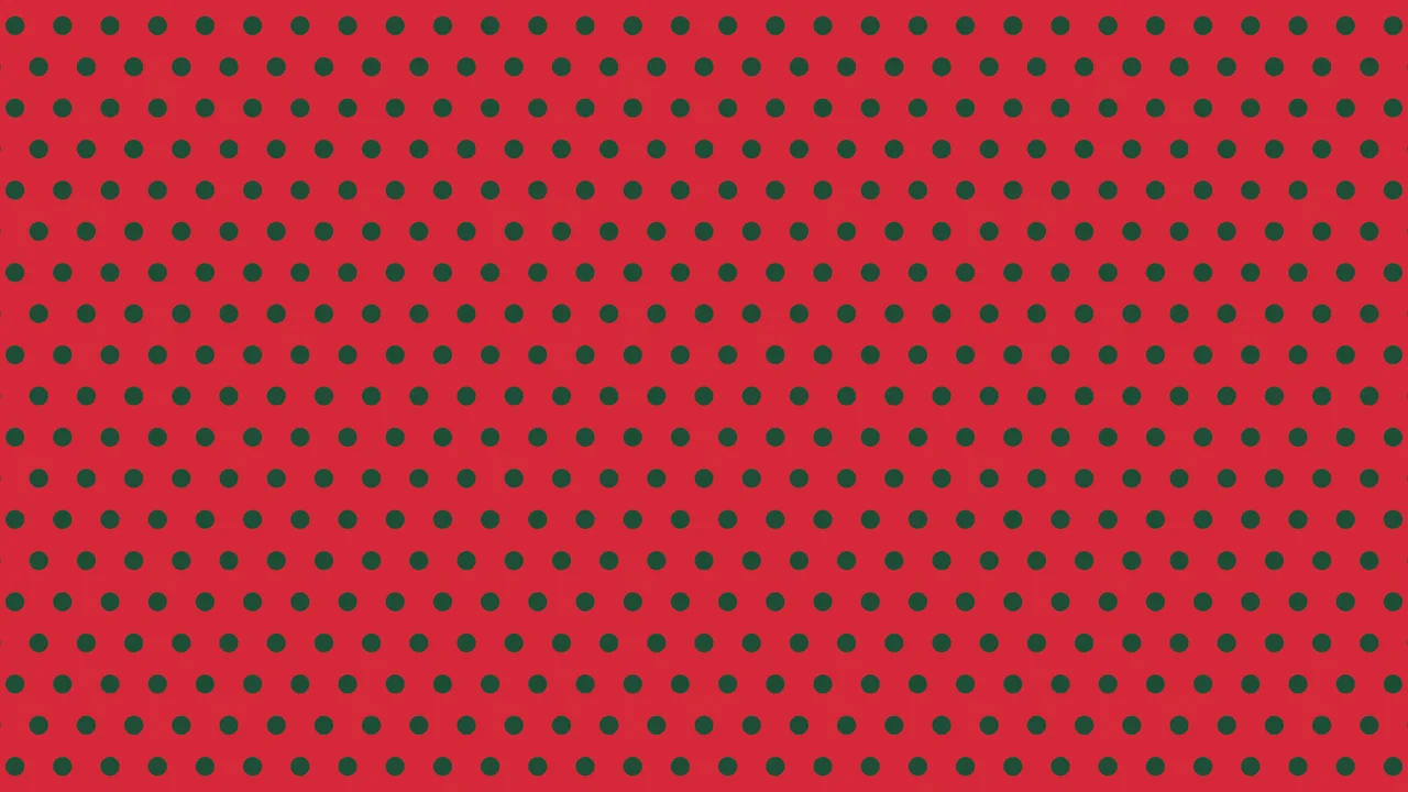 Red and Dark Green Mini Polka Dot desktop wallpaper in 4K