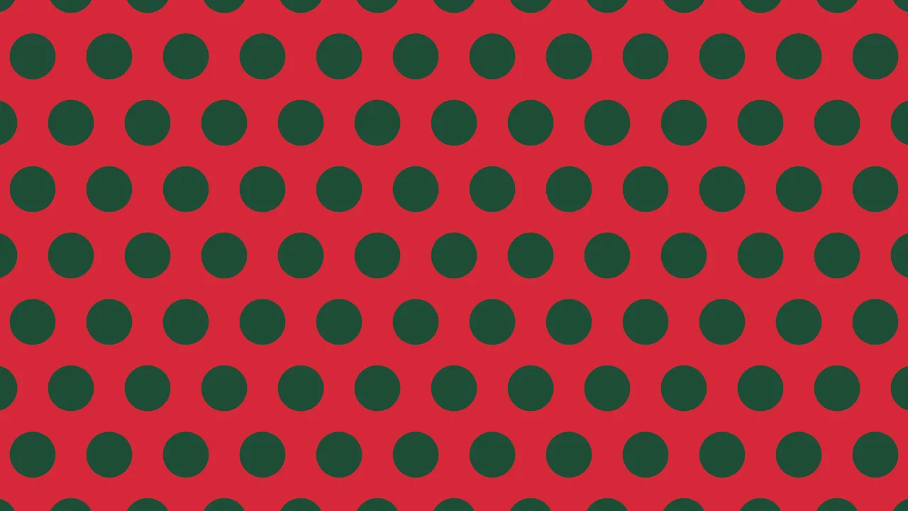 Red and Dark Green Polka Dot desktop wallpaper in 4K