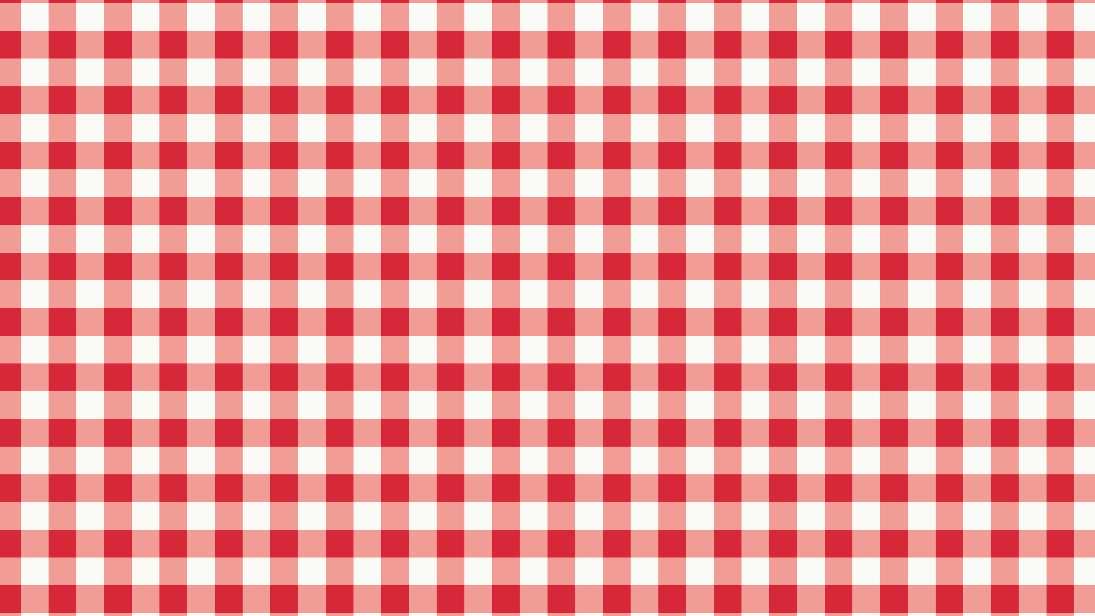 Red and White Mini Gingham desktop wallpaper in 4K