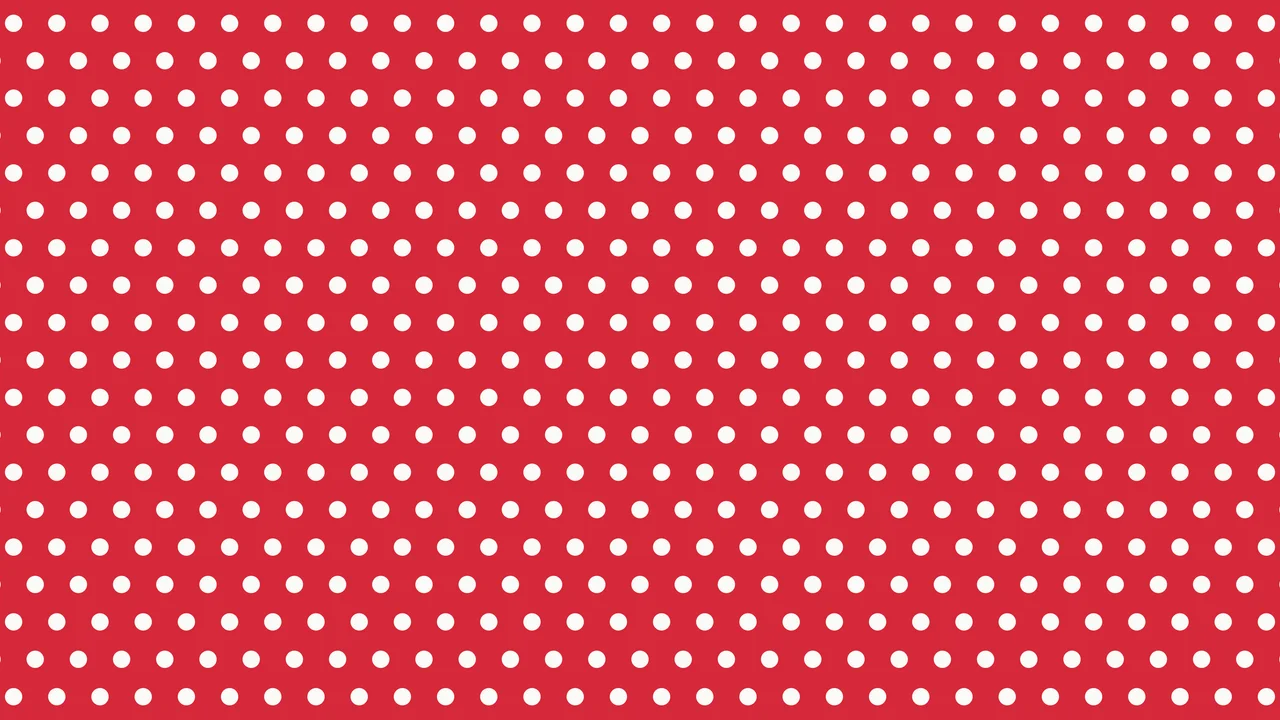 Red and White Mini Polka Dot desktop wallpaper in 4K
