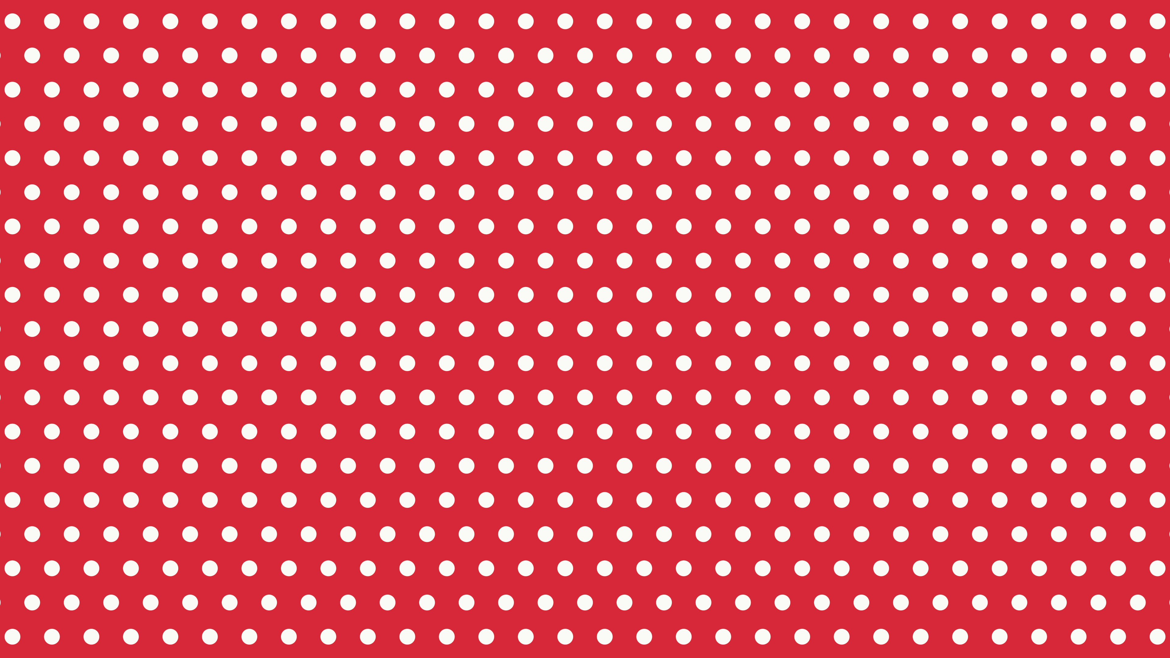 Red and White Mini Polka Dot desktop wallpaper in 4K