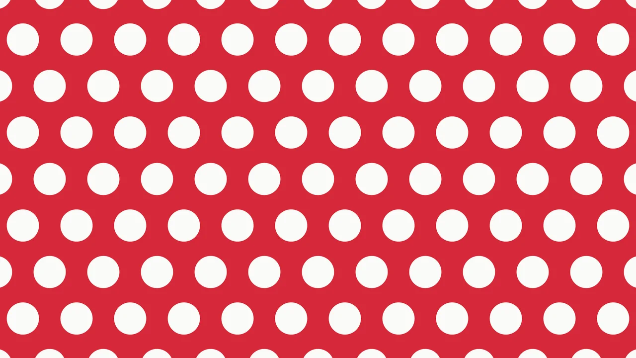 Red and White Polka Dot desktop wallpaper in 4K