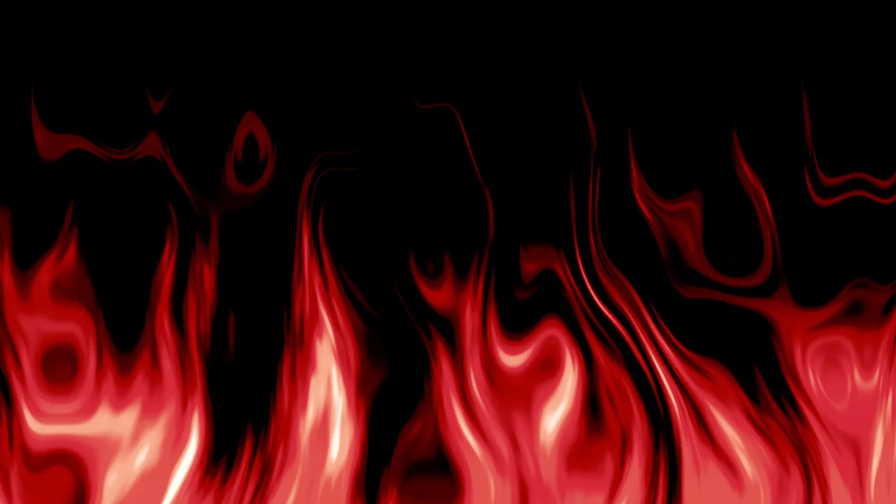 Red Fire Flames desktop wallpaper in 4K