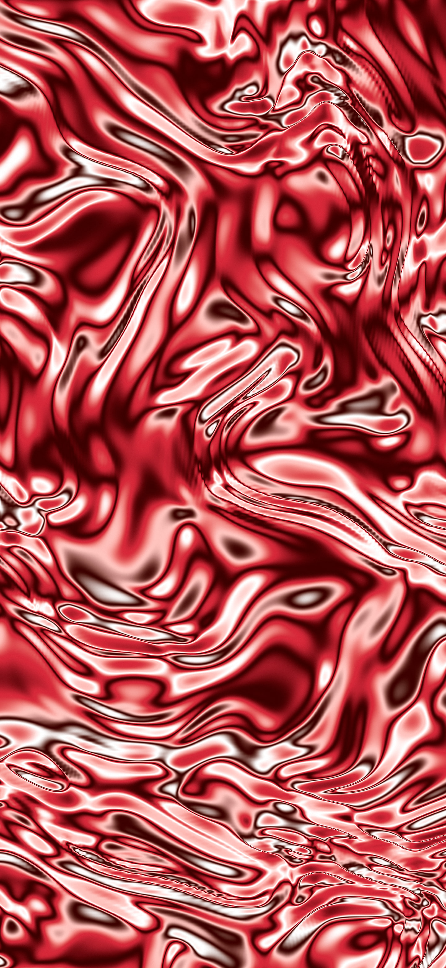 Red Liquid Chrome wallpaper for iPhone and Android