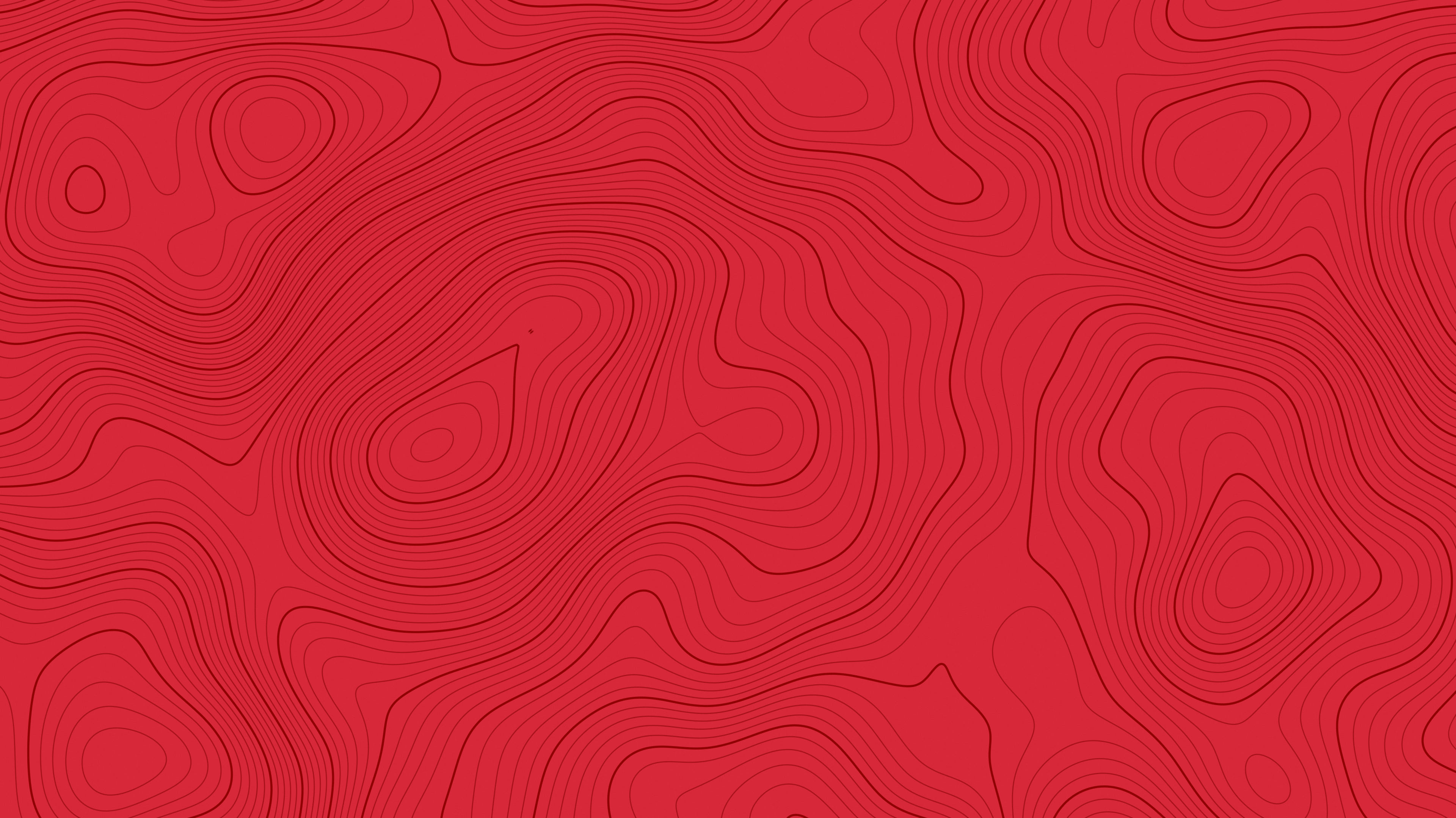 Red Topographic Line desktop wallpaper in 4K