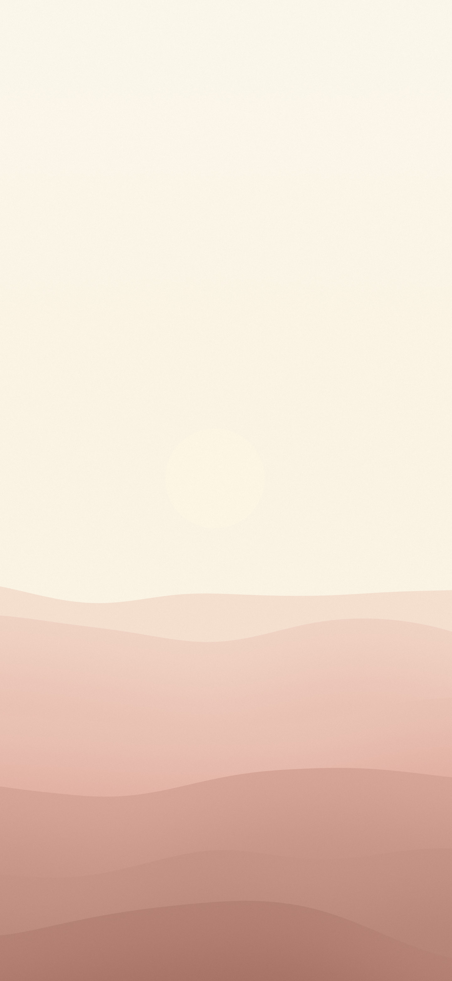 Rose Gold and Cream Minimalist Desert Dunes wallpaper for iPhone and Android