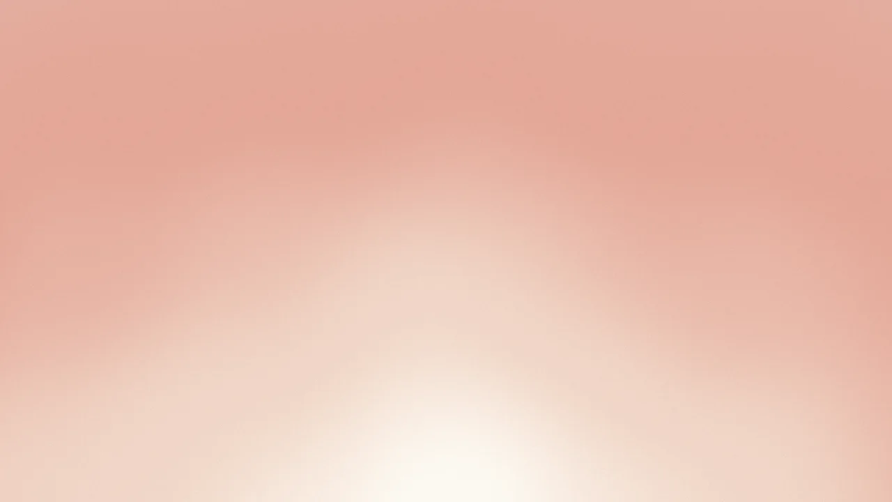 Rose Gold and Cream Sunrise Aura Gradient desktop wallpaper in 4K