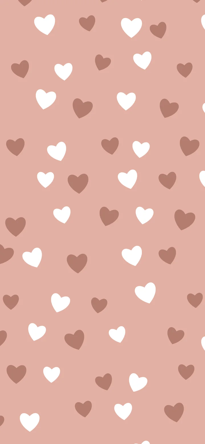 Rose Gold Heart Pattern wallpaper for iPhone and Android