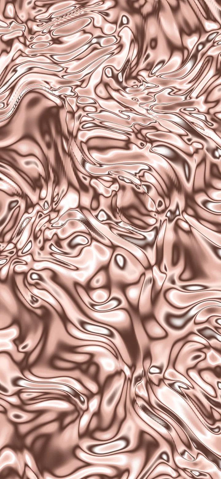 Rose Gold Liquid Chrome wallpaper for iPhone and Android