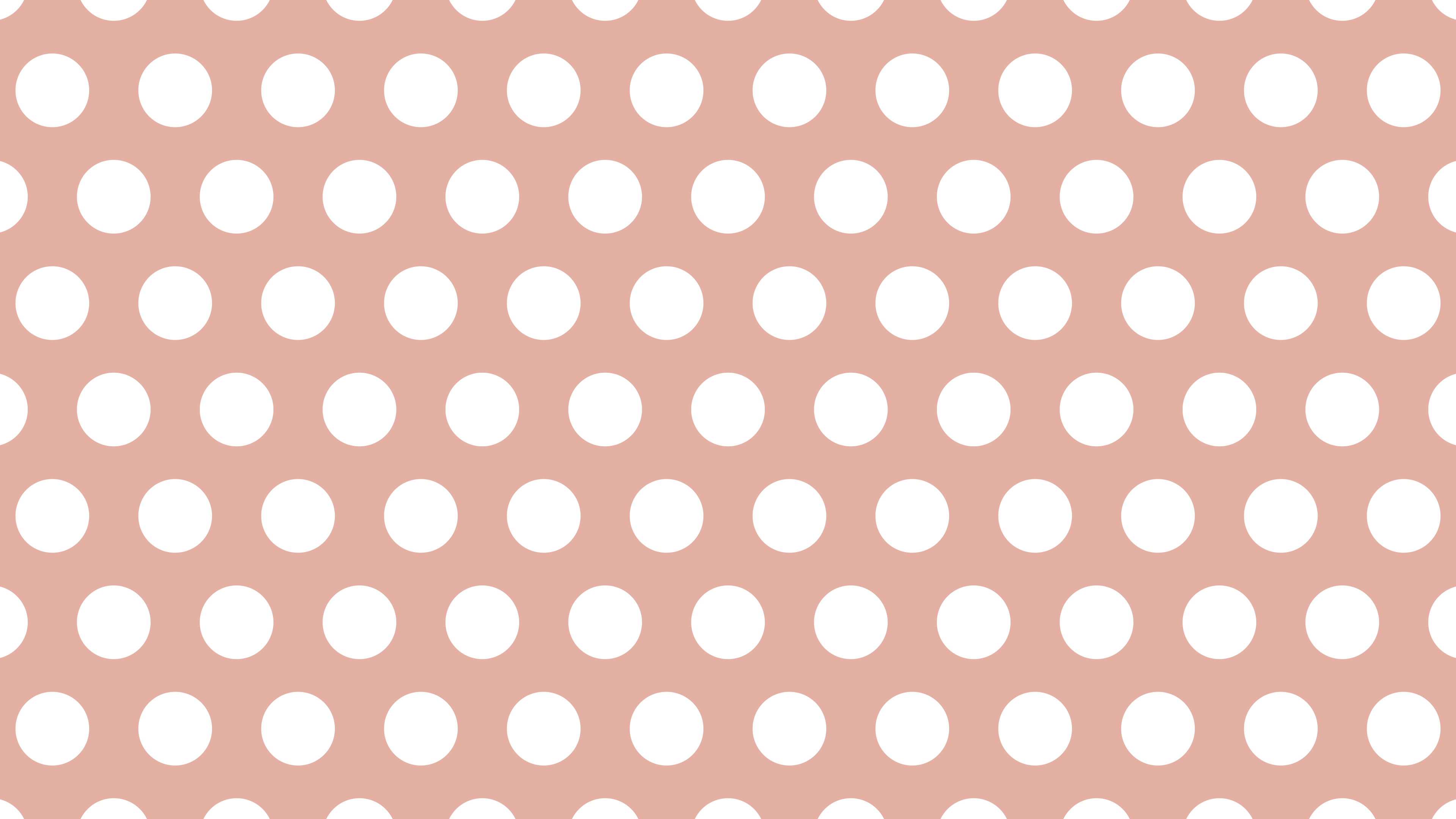 Rose Gold Polka Dot desktop wallpaper in 4K