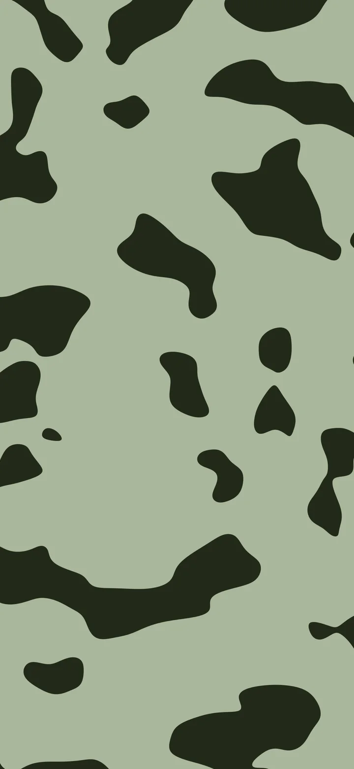 Sage Green Cow Print wallpaper for iPhone and Android