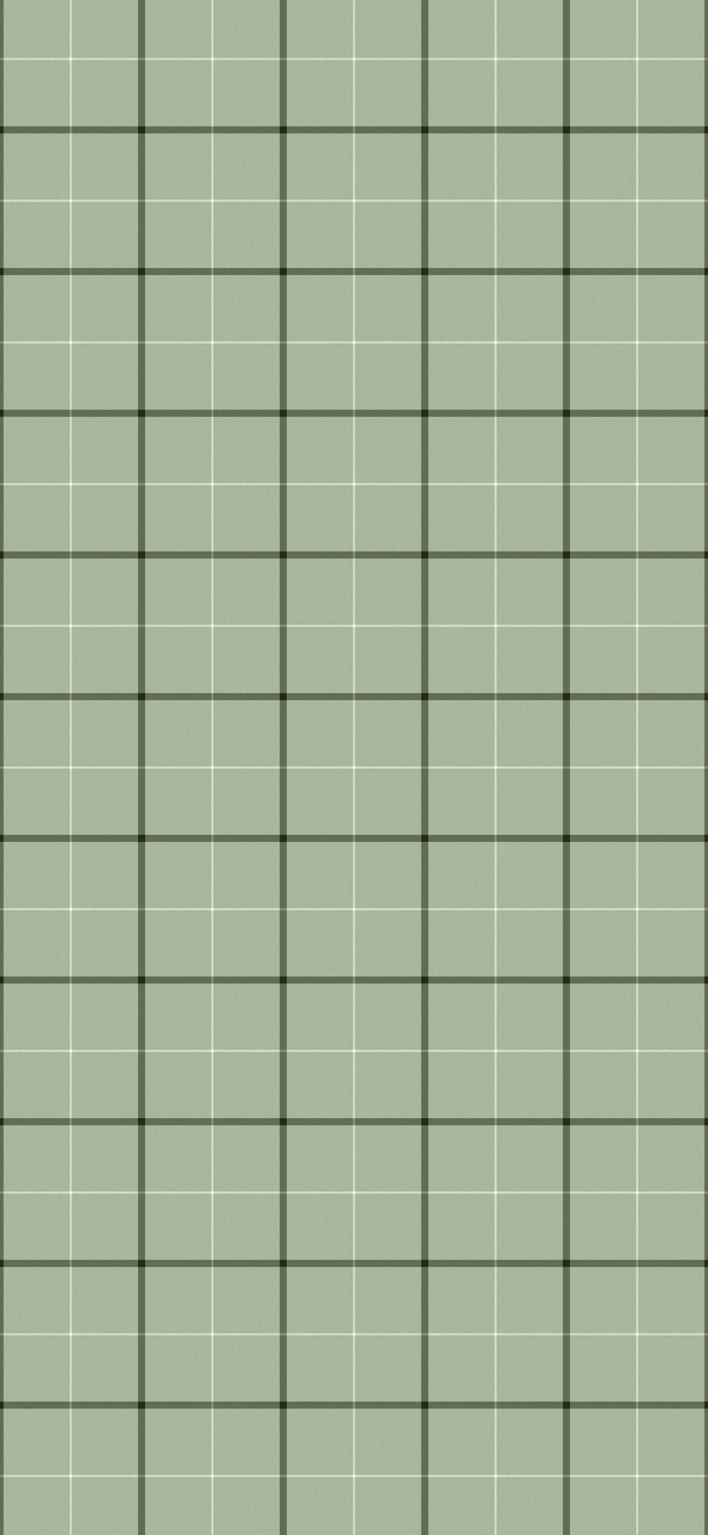 Sage Green Windowpane Plaid wallpaper for iPhone and Android