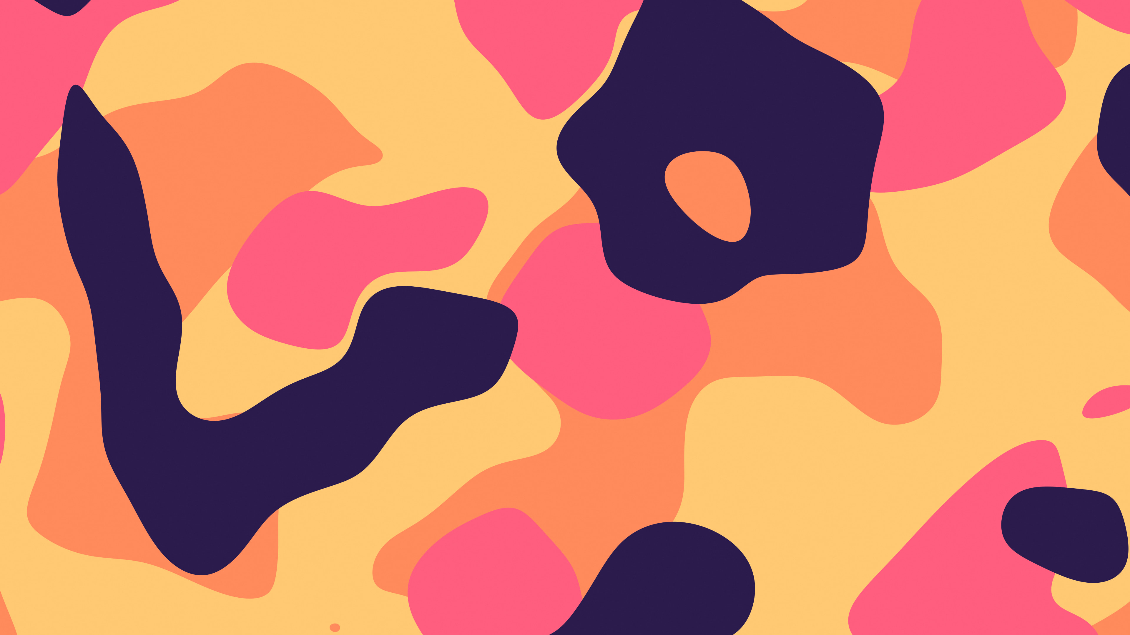 Sunset Camo desktop wallpaper in 4K