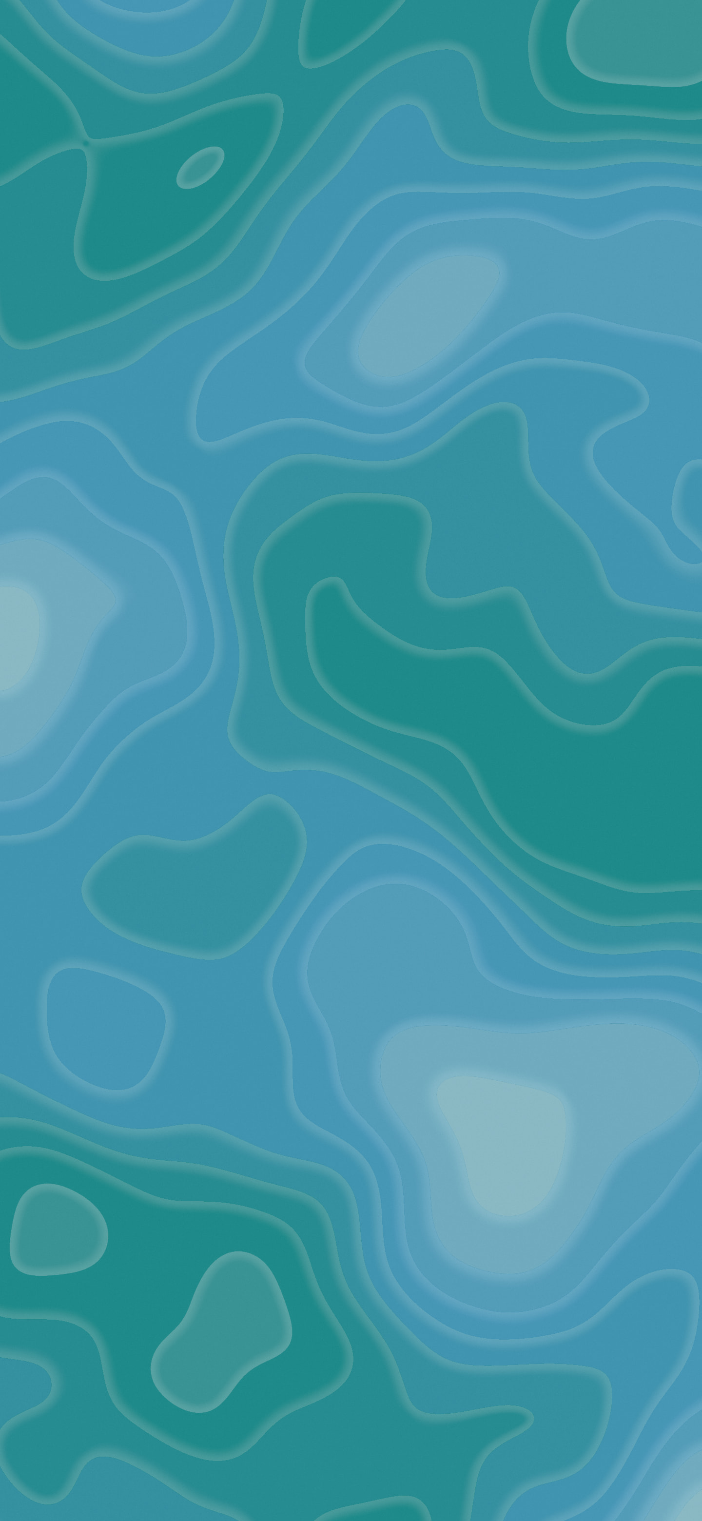 Teal Layered Topographic wallpaper for iPhone and Android