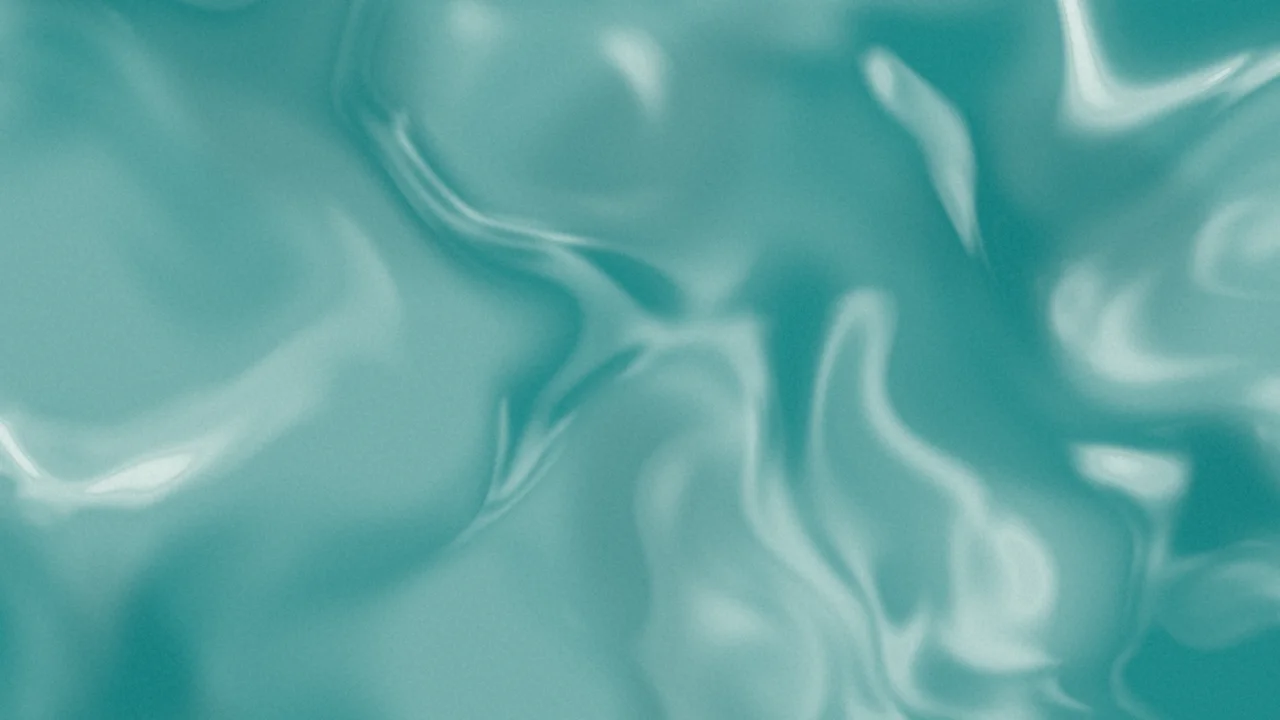 Teal Watercolor Wash desktop wallpaper in 4K