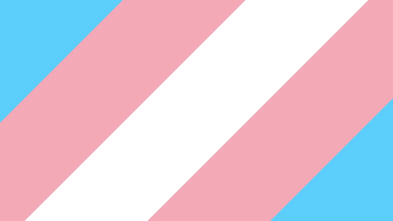 Trans Diagonal Pride Stripes desktop wallpaper in 4K