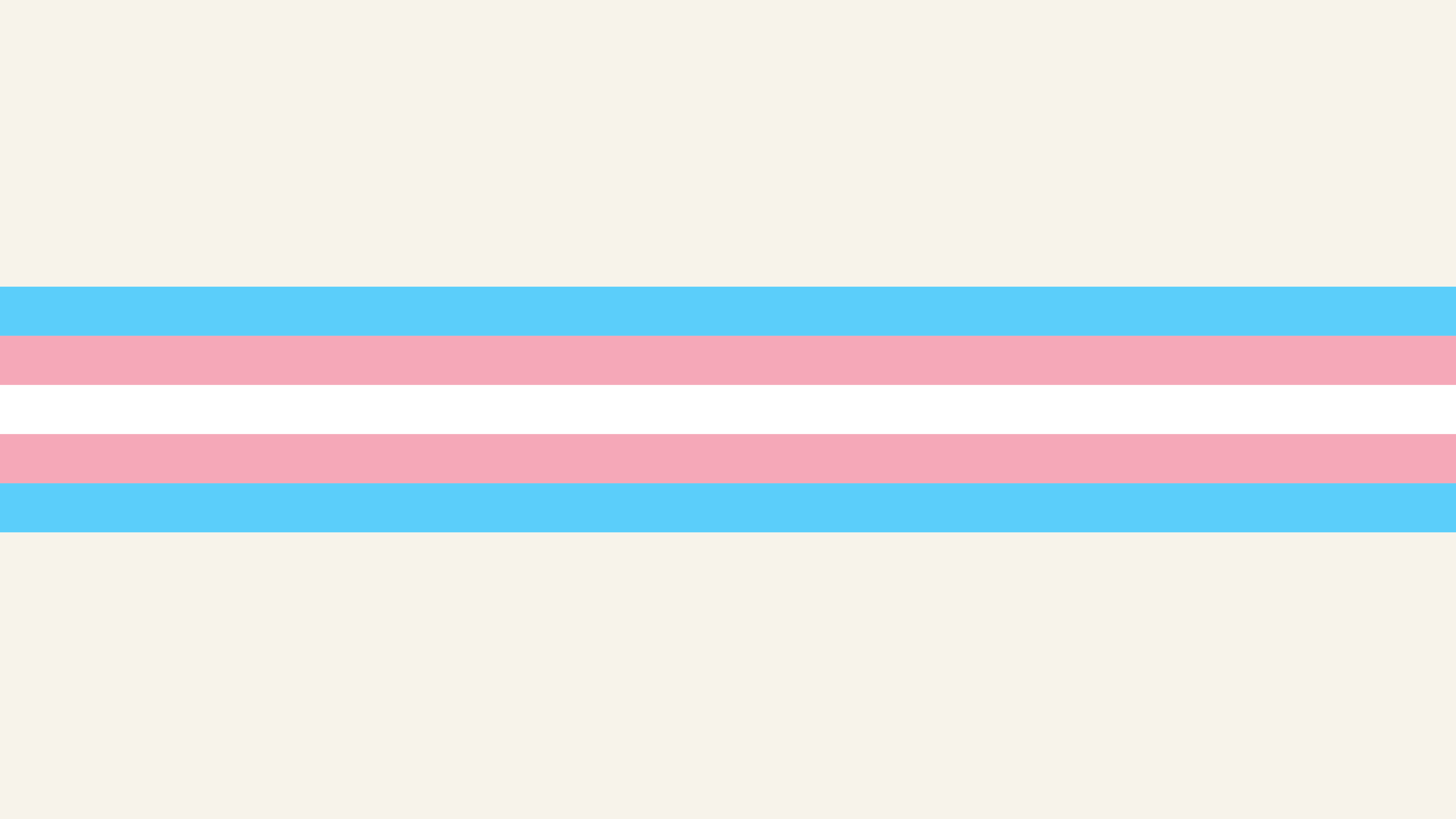 Trans Minimalist Pride Stripe desktop wallpaper in 4K