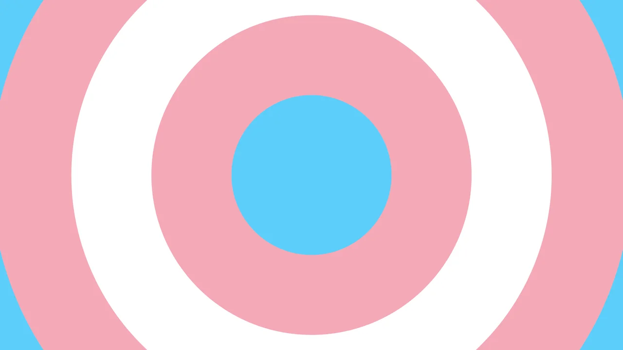Trans Pride Rings desktop wallpaper in 4K