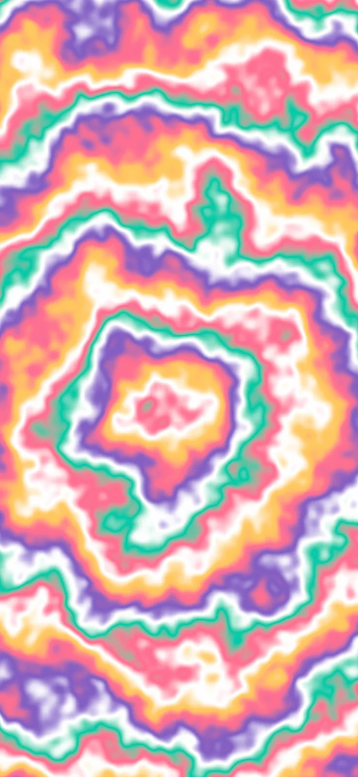 Tropical Bullseye Tie Dye wallpaper for iPhone and Android