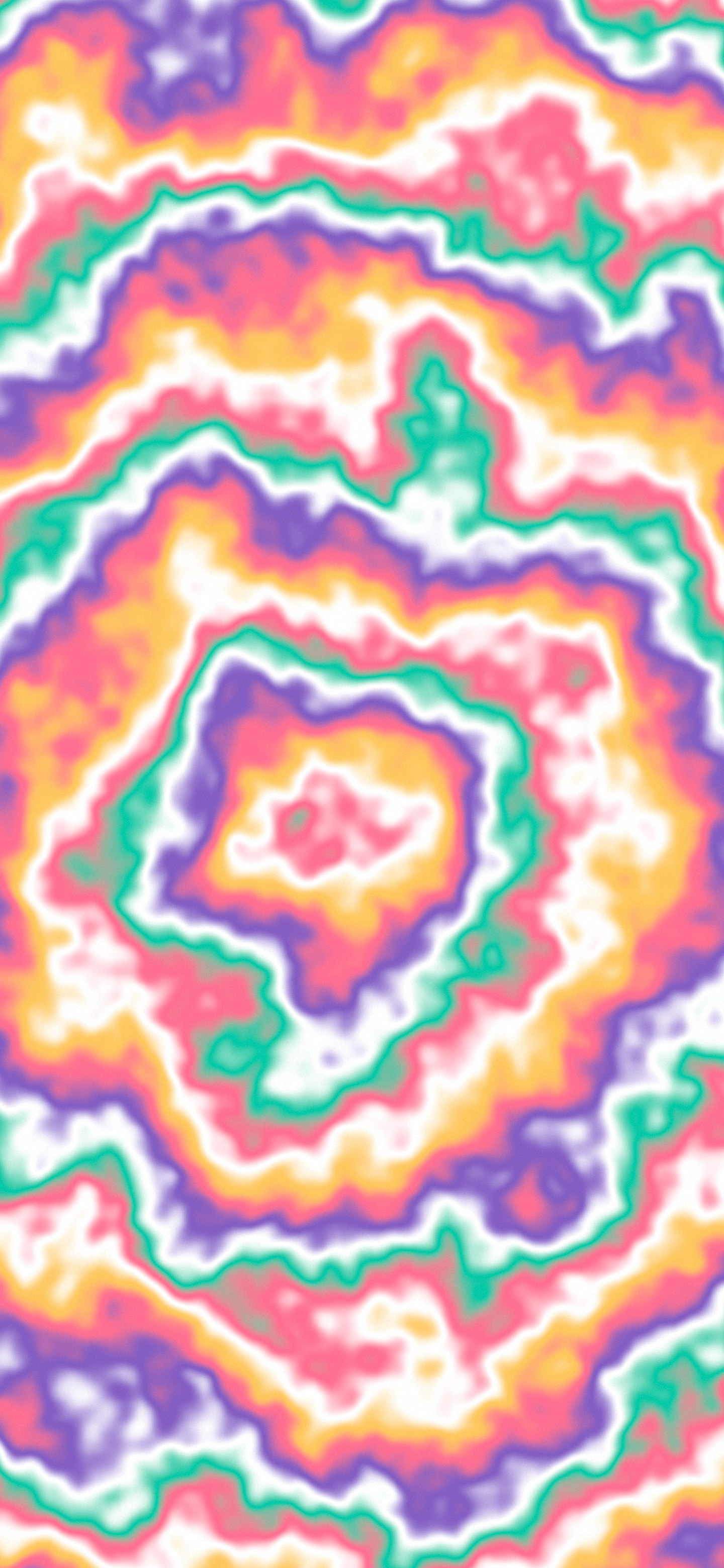 Tropical Bullseye Tie Dye wallpaper for iPhone and Android