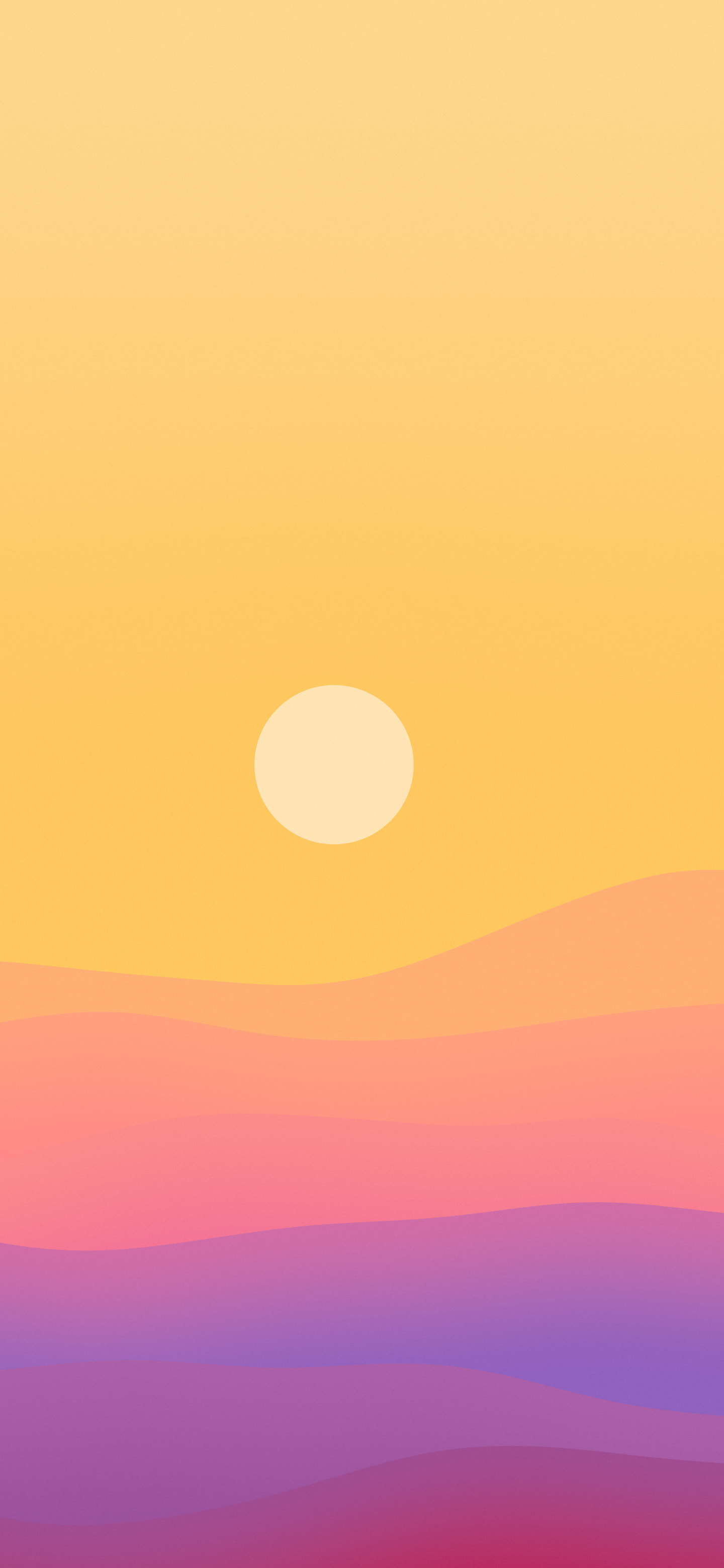Tropical Minimalist Desert Dunes wallpaper for iPhone and Android
