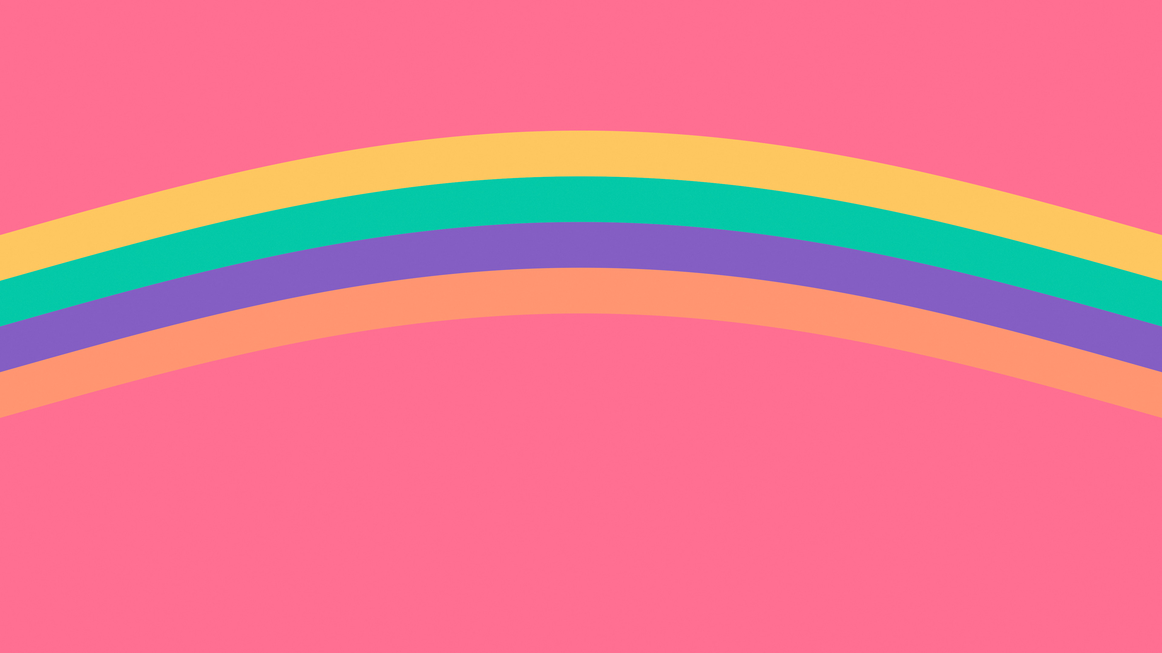 Tropical Retro Stripe desktop wallpaper in 4K