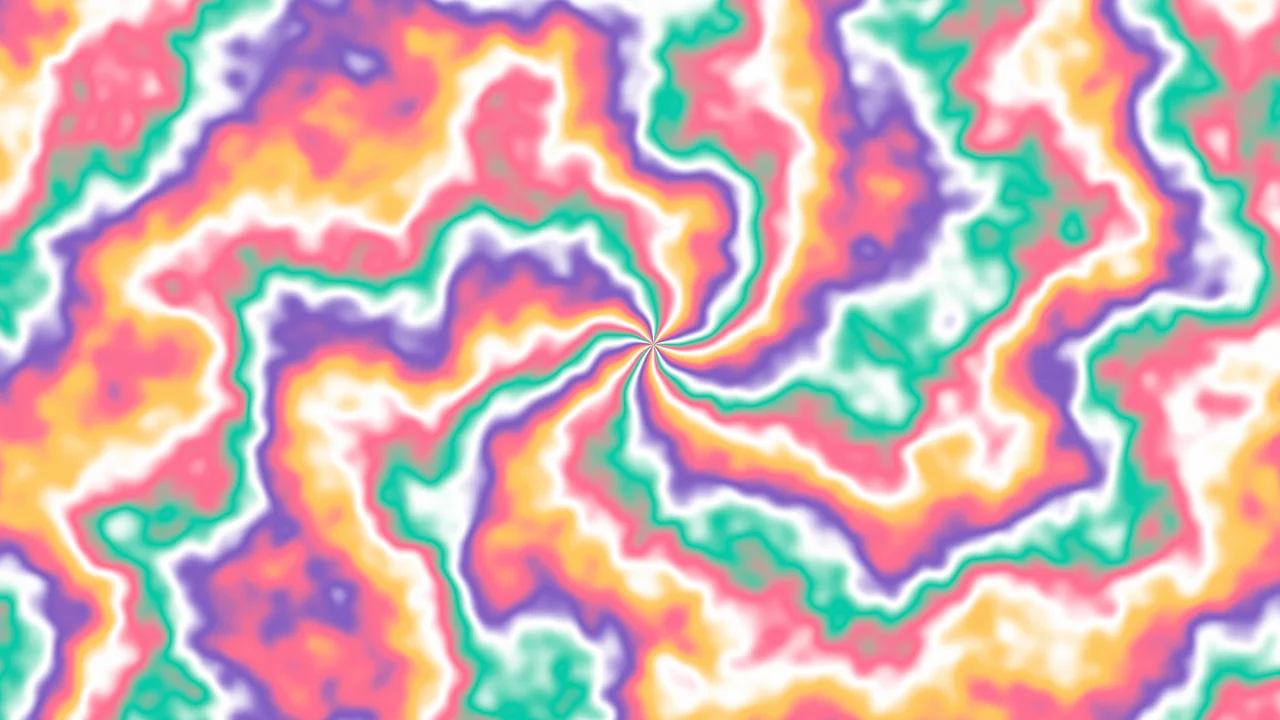 Tropical Spiral Tie Dye desktop wallpaper in 4K