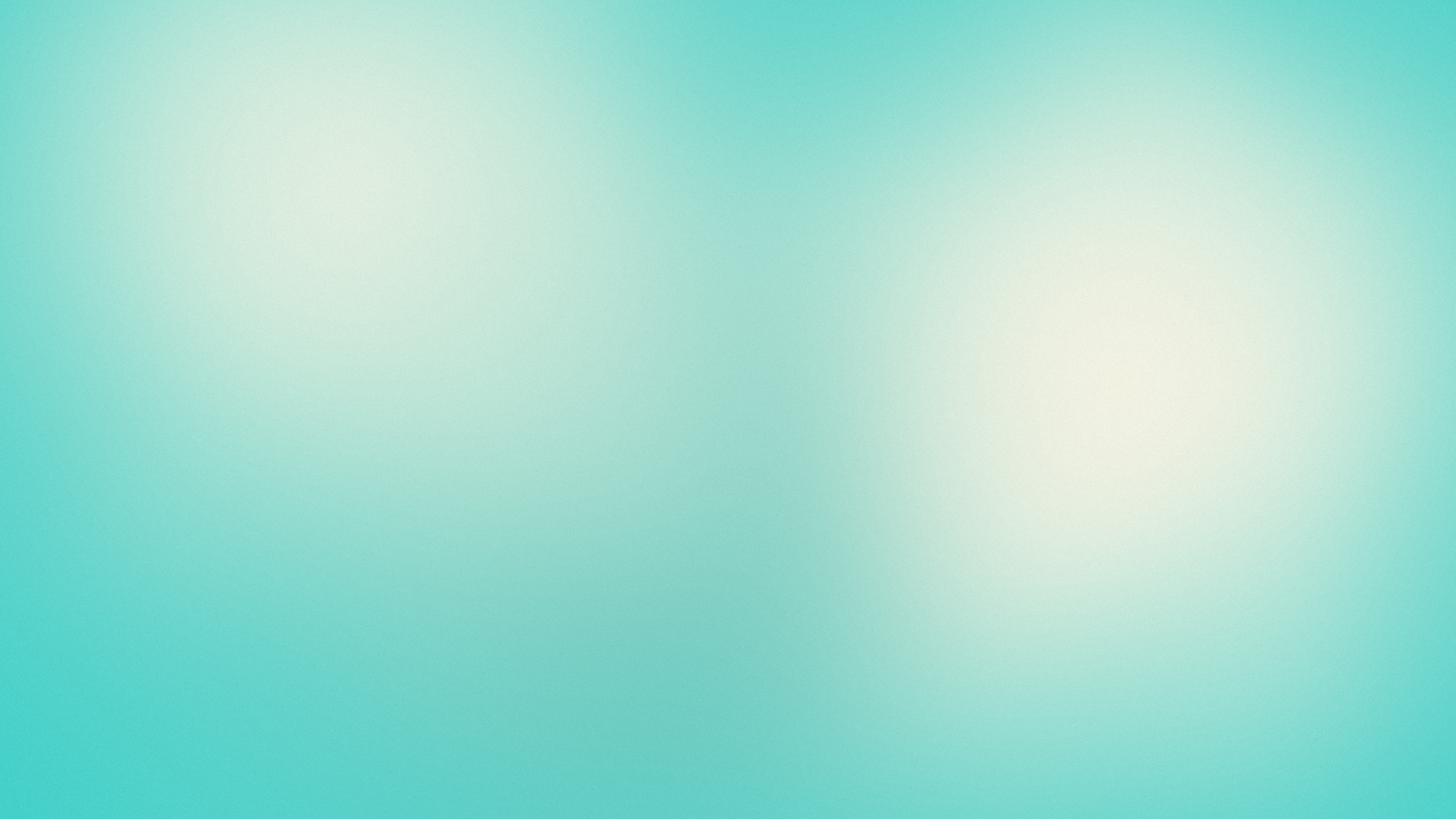 Turquoise and Cream Dreamy Aura Gradient desktop wallpaper in 4K