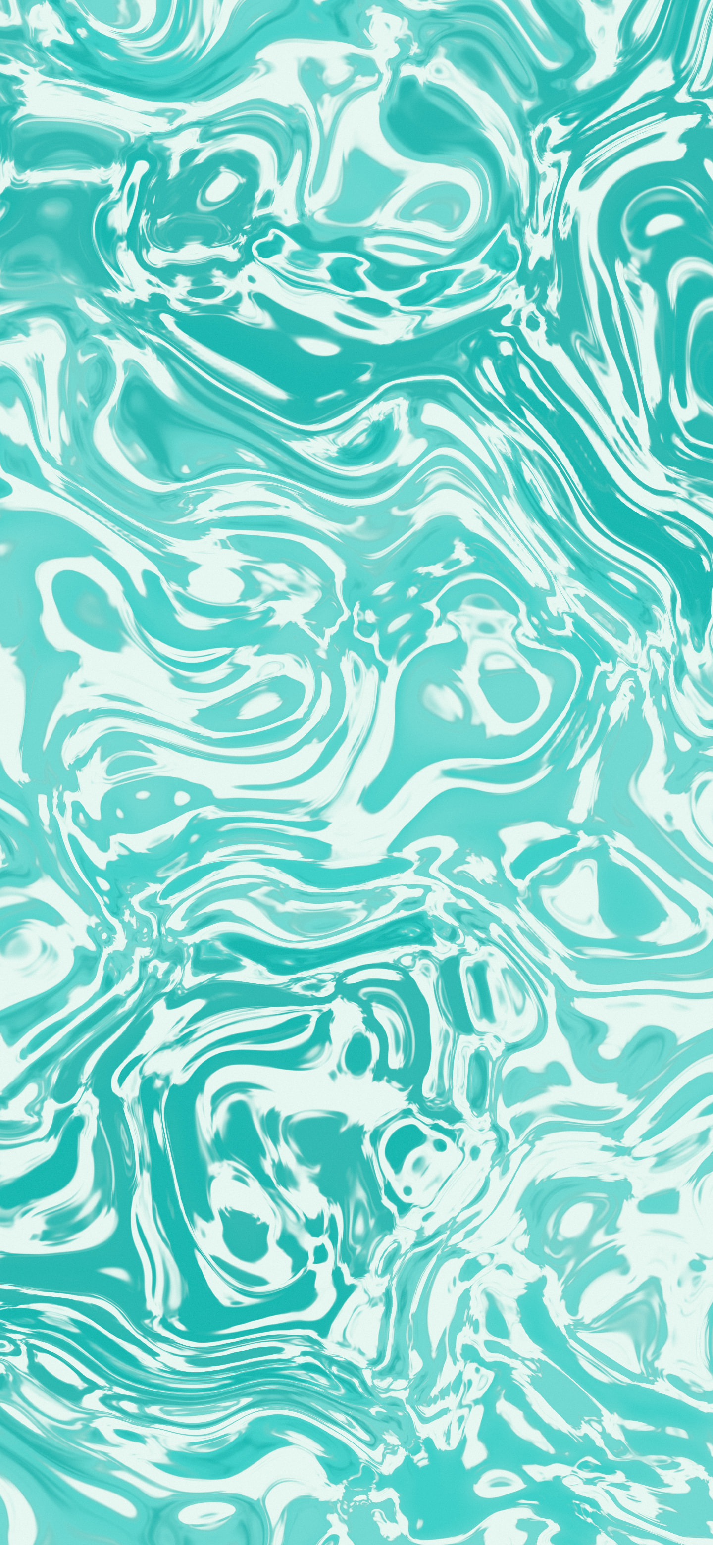 Turquoise and Cream Liquid Marble wallpaper for iPhone and Android