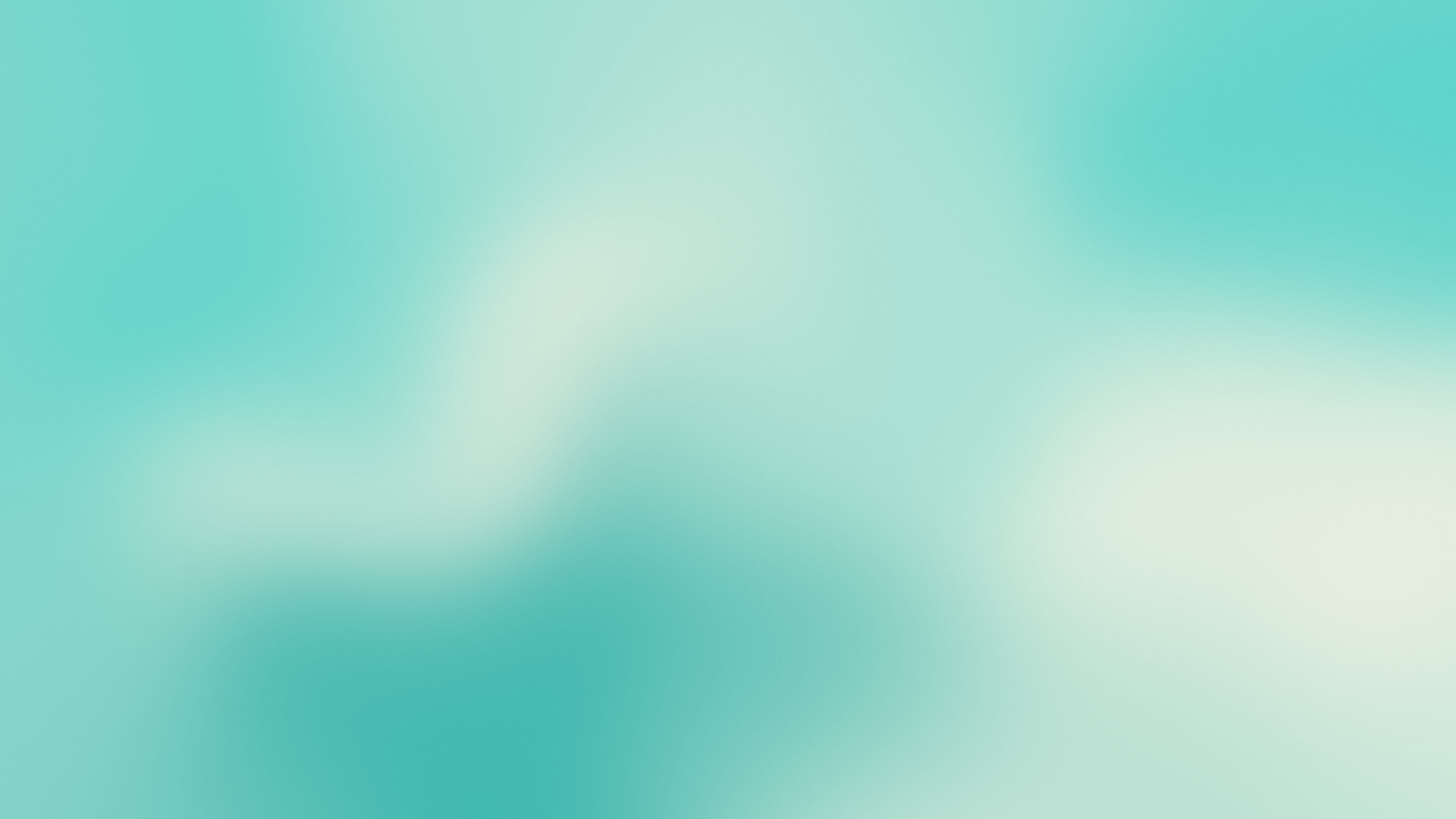 Turquoise and Cream Mesh Gradient desktop wallpaper in 4K