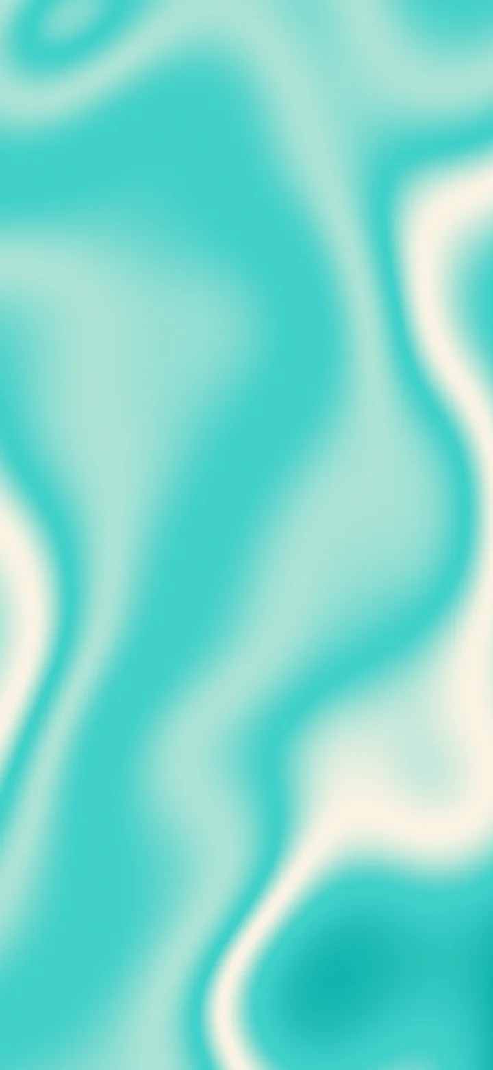 Turquoise and Cream Silky Gradient wallpaper for iPhone and Android